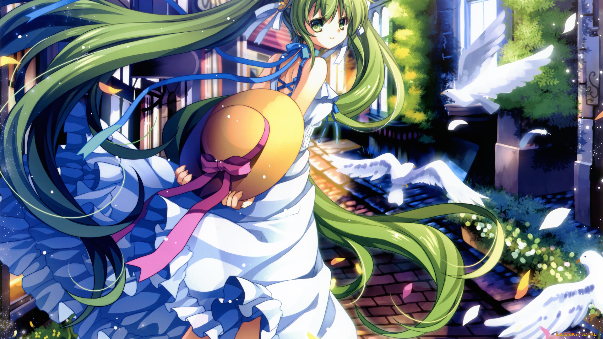 аниме, vocaloid, девочка, capura, lin, арт, hatsune, miku