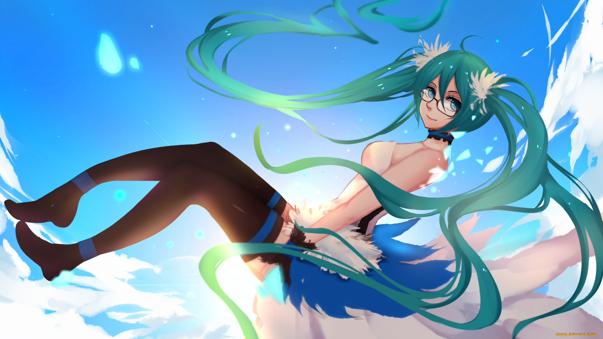 аниме, vocaloid, hatsune, miku, toki, kiritsu, арт, девушка