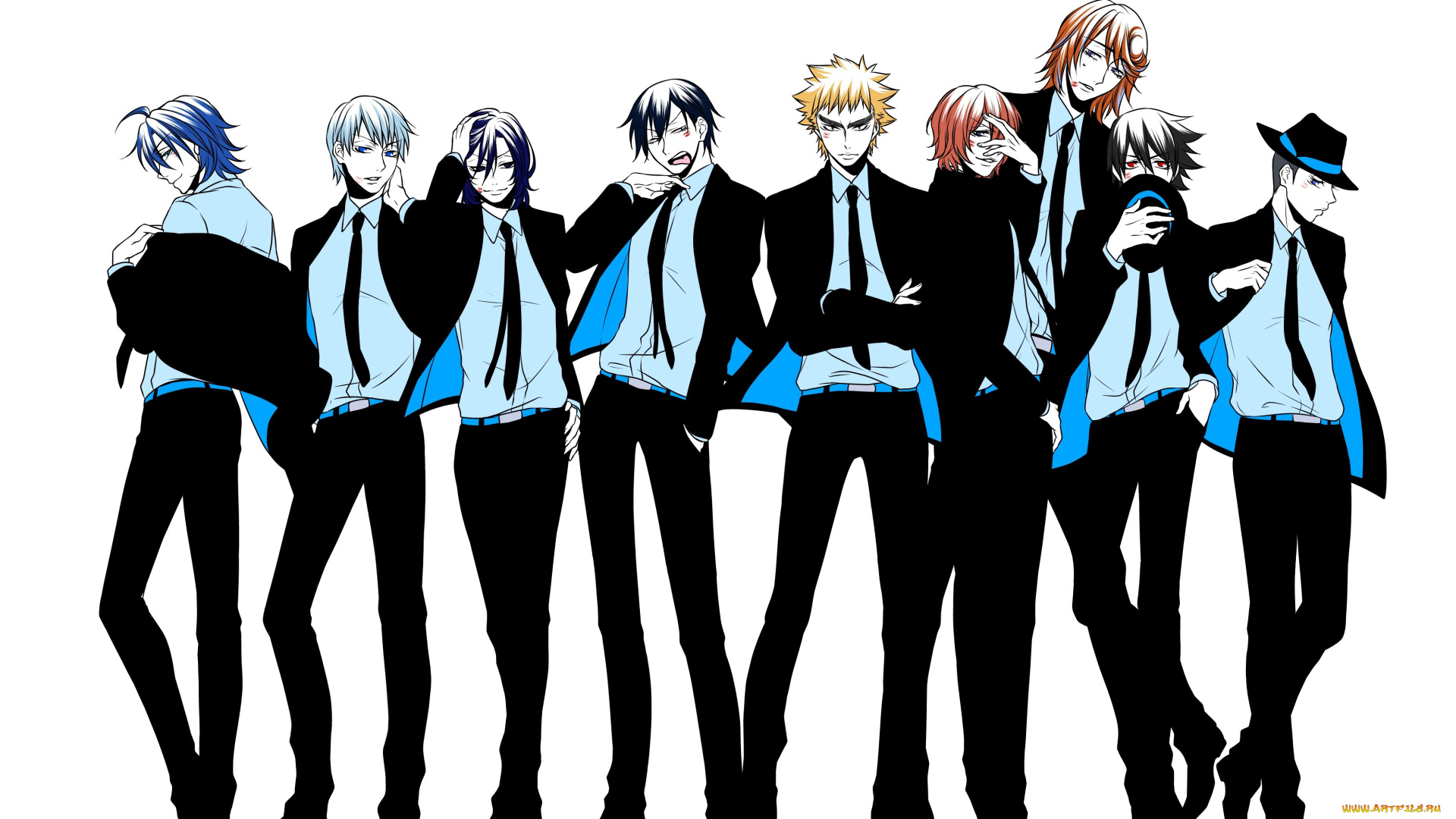 аниме, yowamushi, pedal, парни, фон, группа