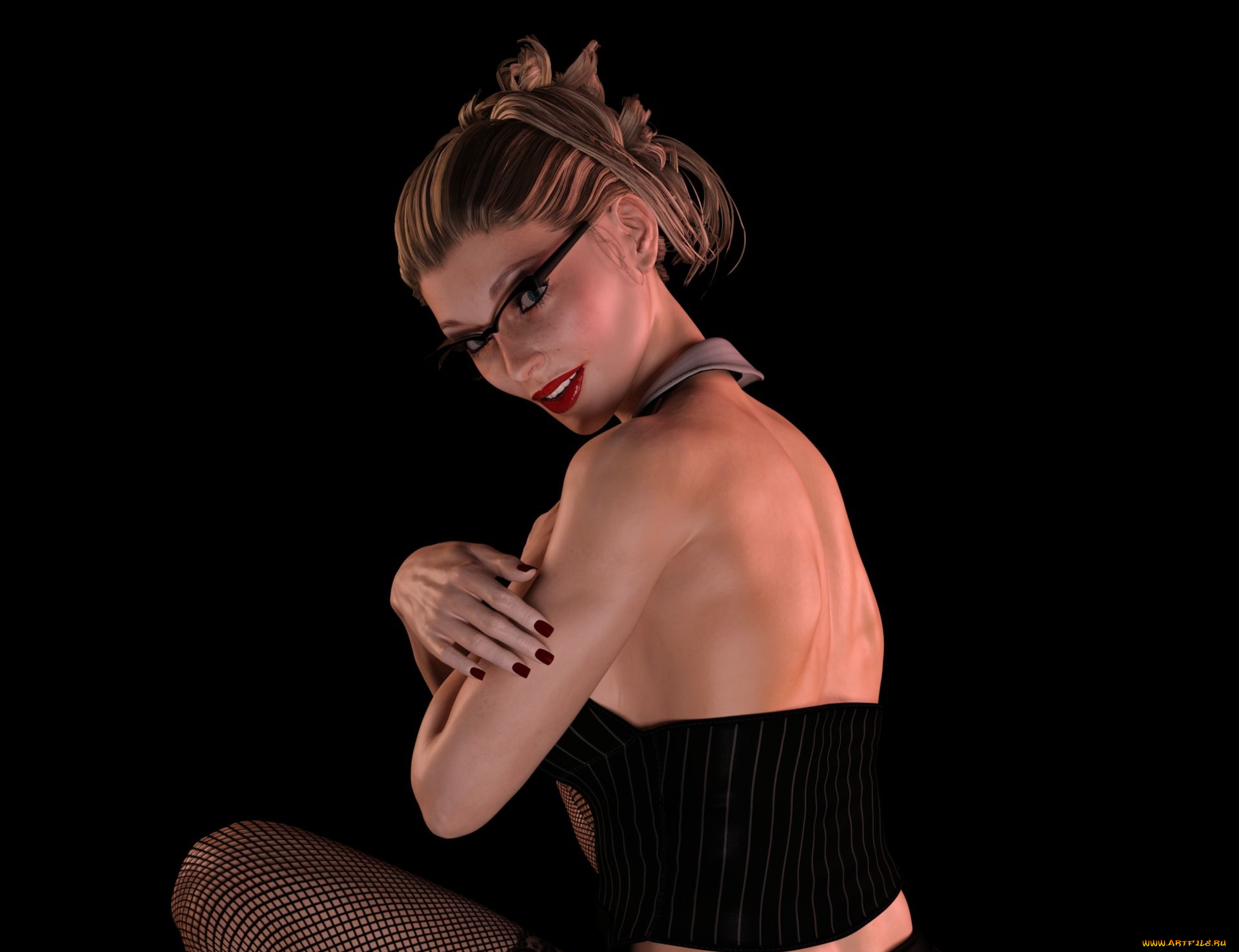 3д, графика, люди, , people, взгляд, девушка, фон