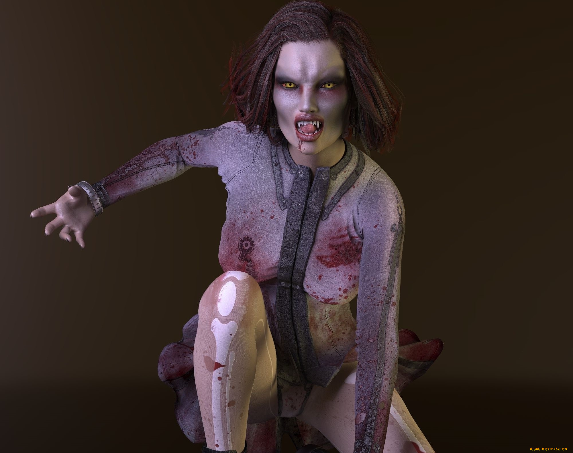 3д, графика, существа, , creatures, вампир