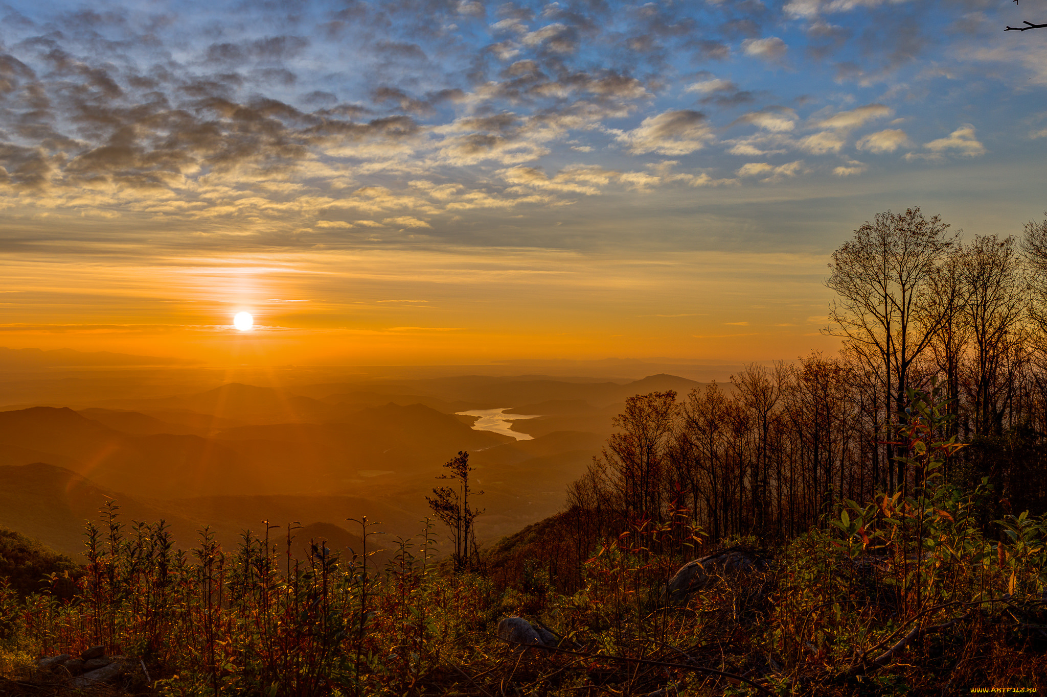 природа, восходы, закаты, рассвет