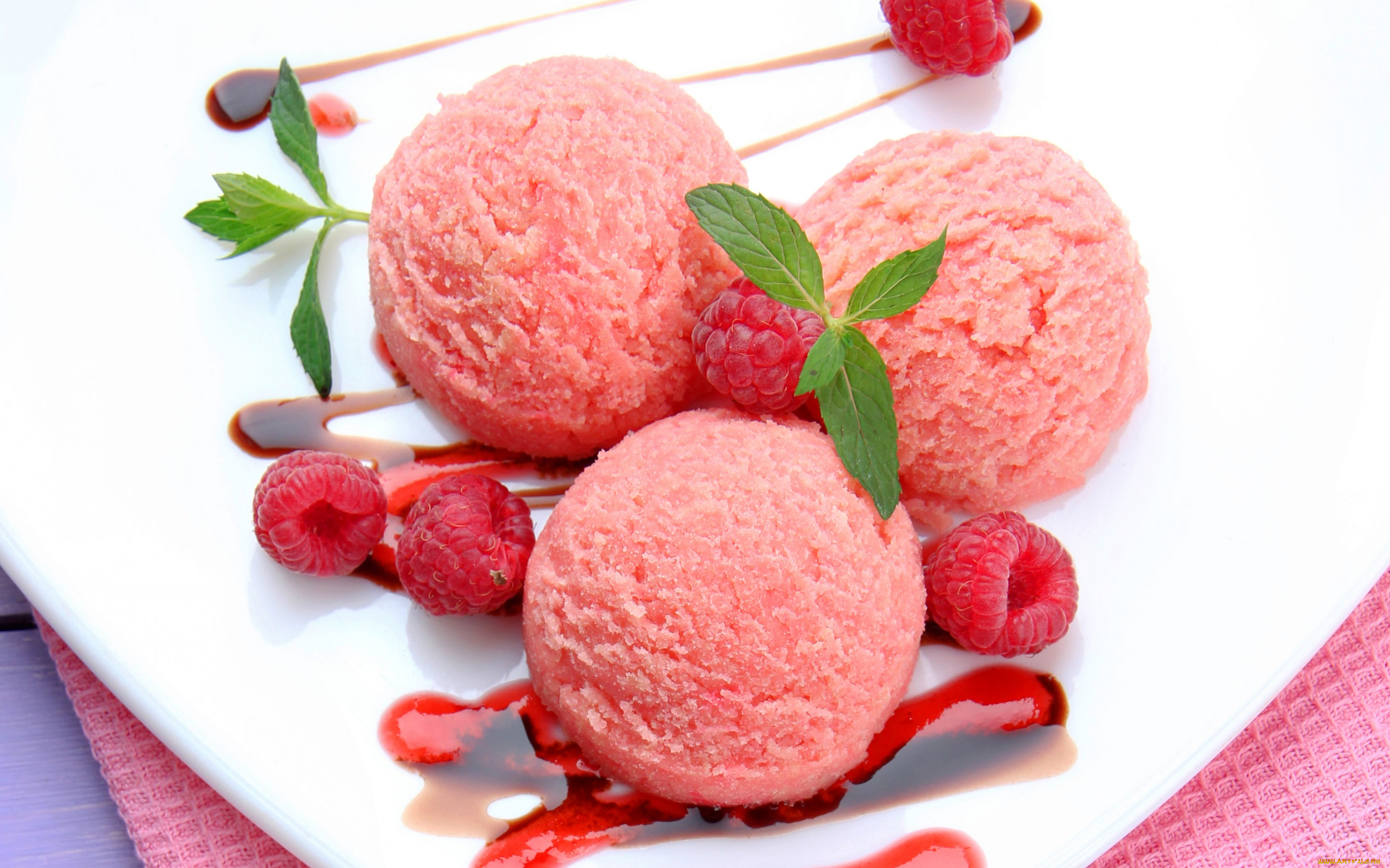 еда, мороженое, , десерты, малина, dessert, raspberry, десерт, шарики, sweets, ice, cream