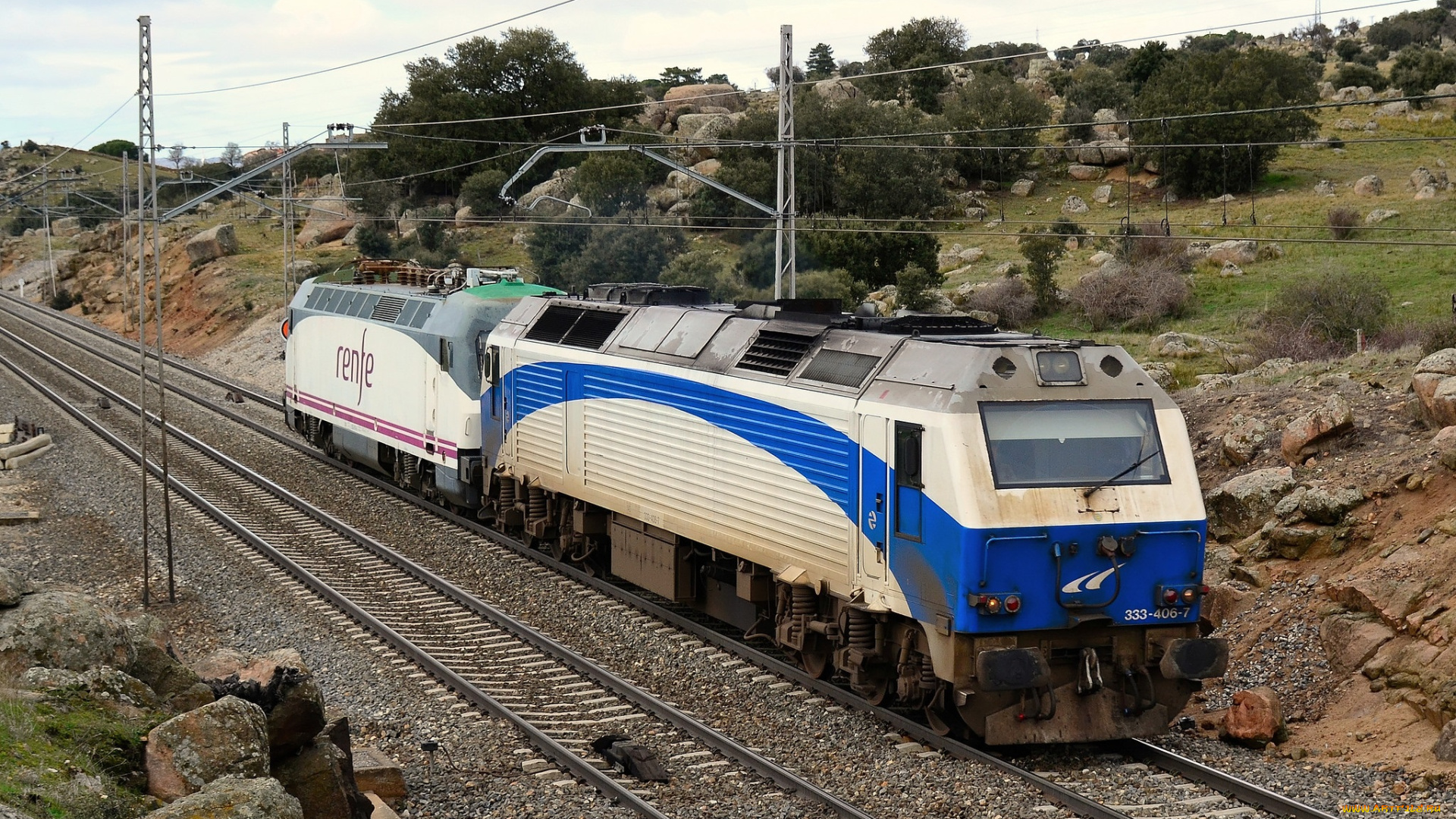 техника, локомотивы, локомотив, рельсы