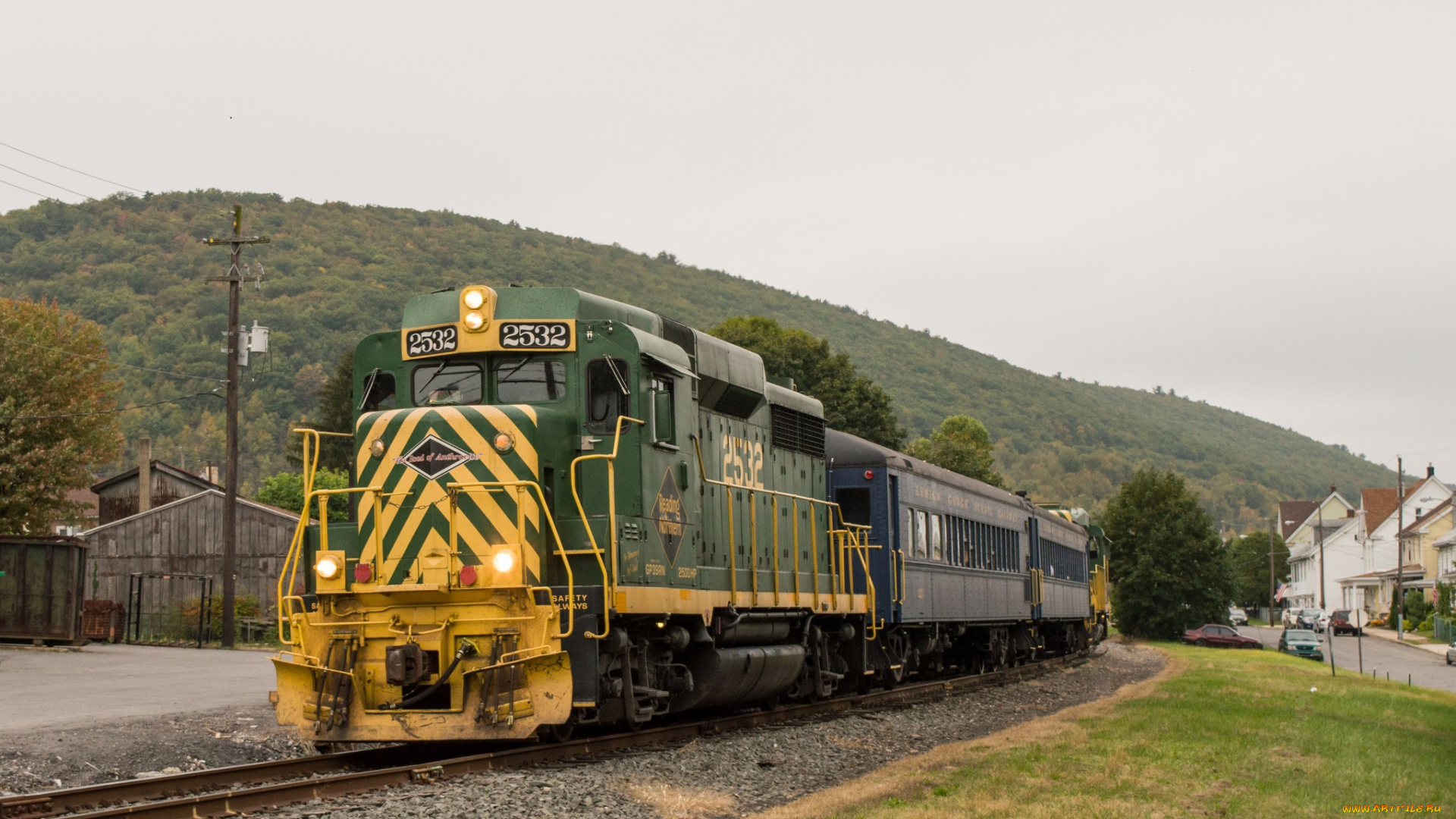техника, поезда, локомотив, рельсы, состав