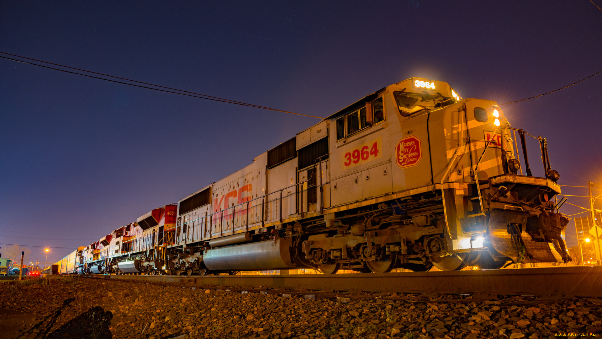 техника, поезда, локомотив, состав, рельсы