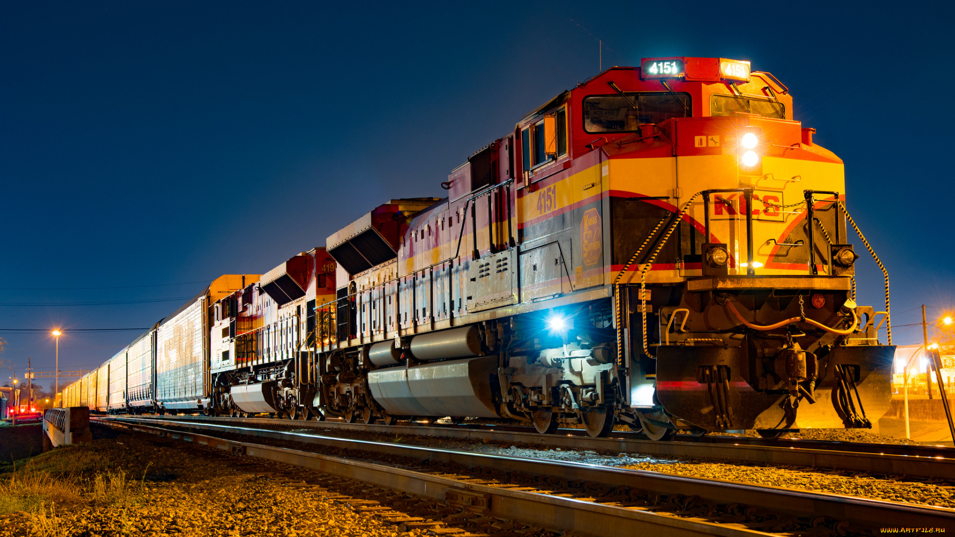 техника, поезда, состав, локомотив, рельсы