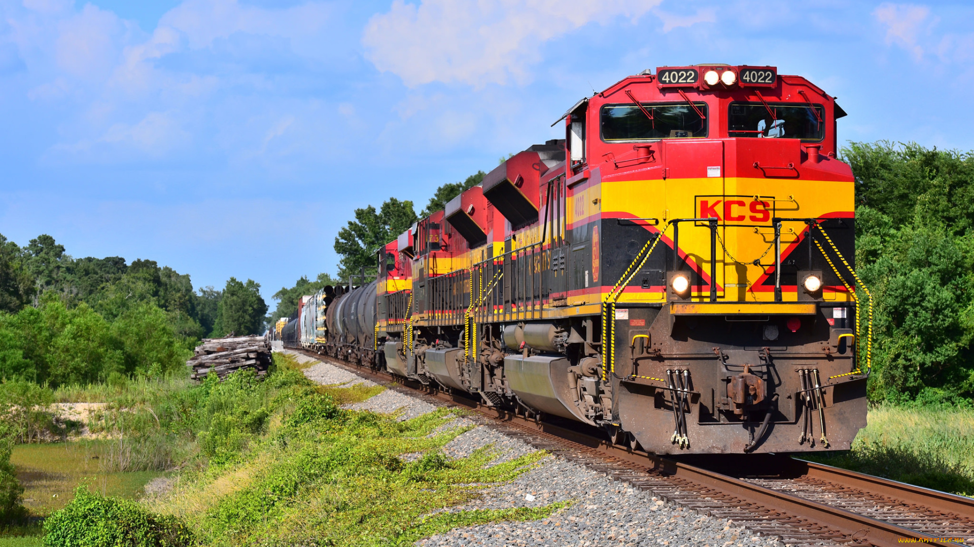 техника, поезда, состав, локомотив, рельсы