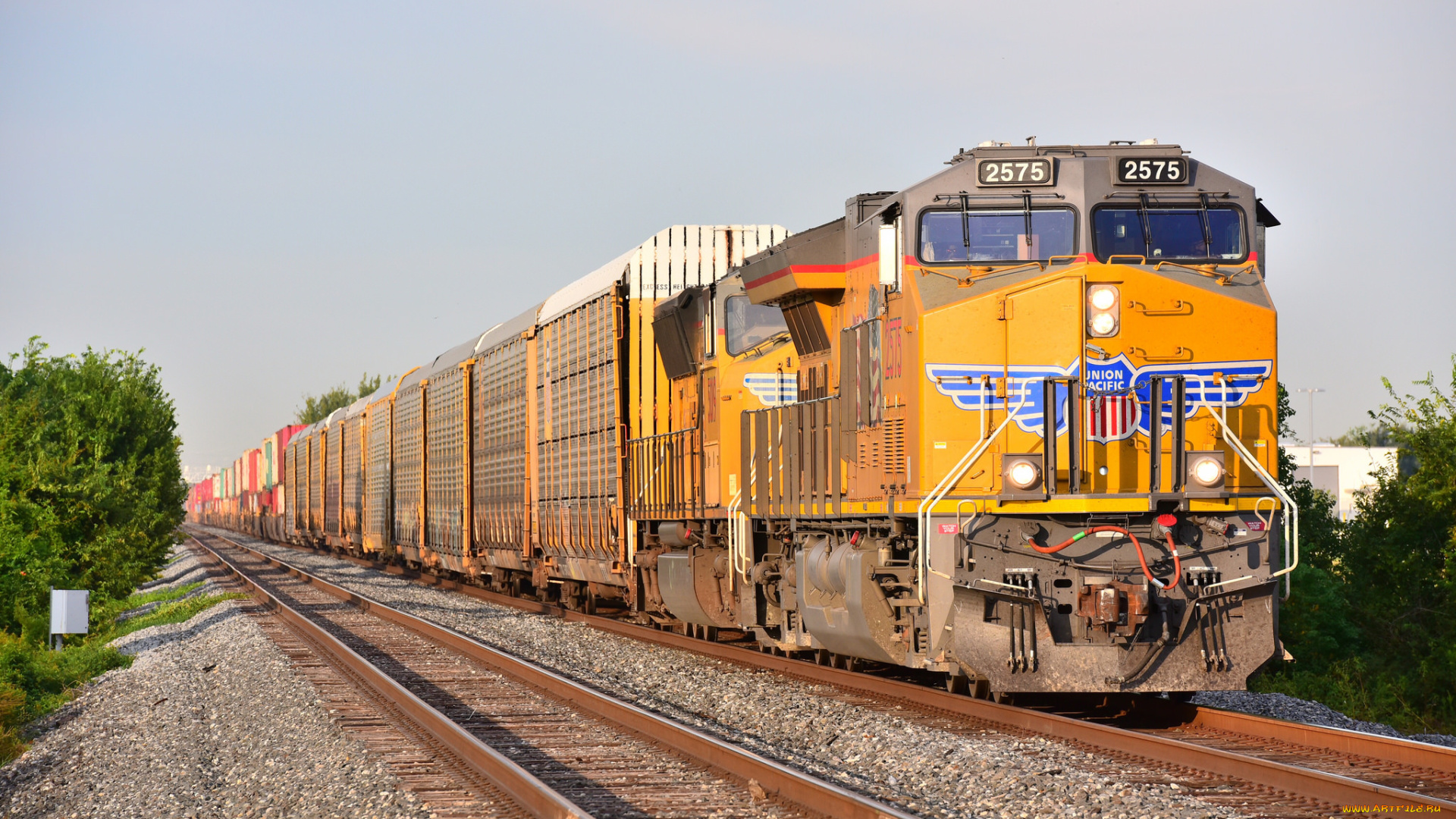 техника, поезда, состав, локомотив, рельсы