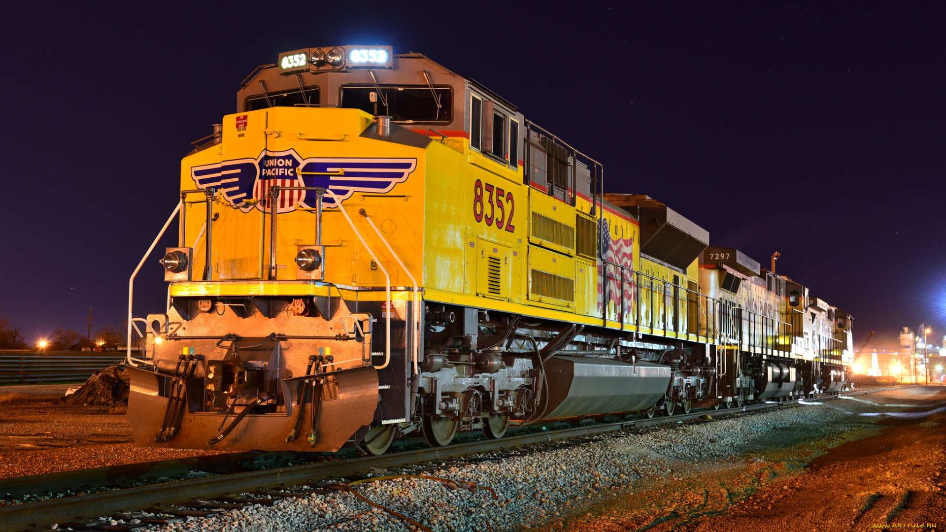 техника, поезда, состав, локомотив, рельсы