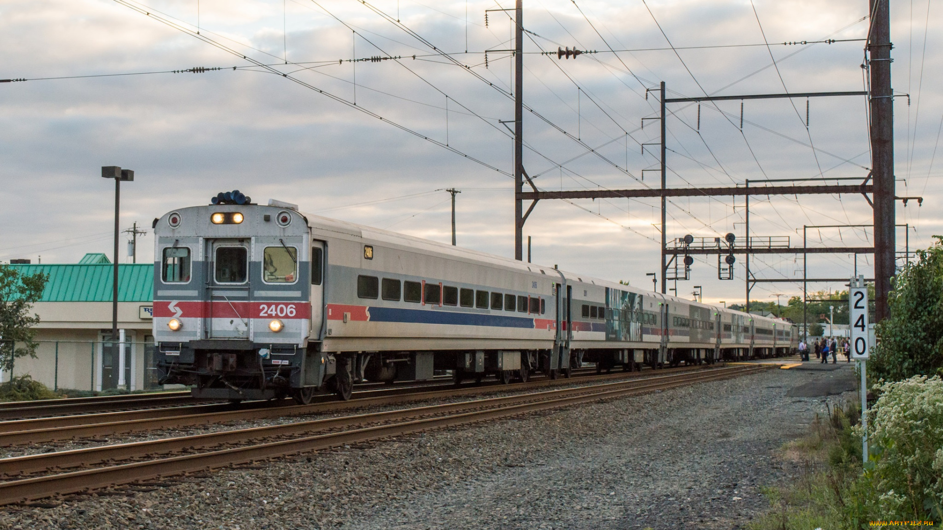 техника, поезда, состав, локомотив, рельсы