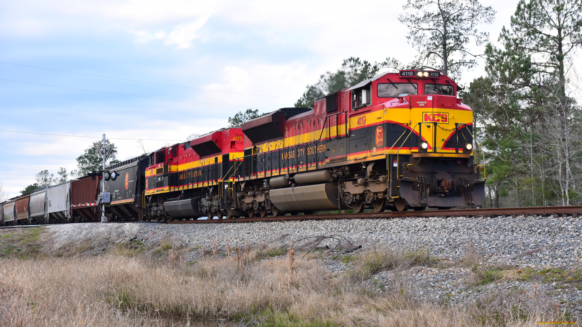 техника, поезда, состав, рельсы, локомотив