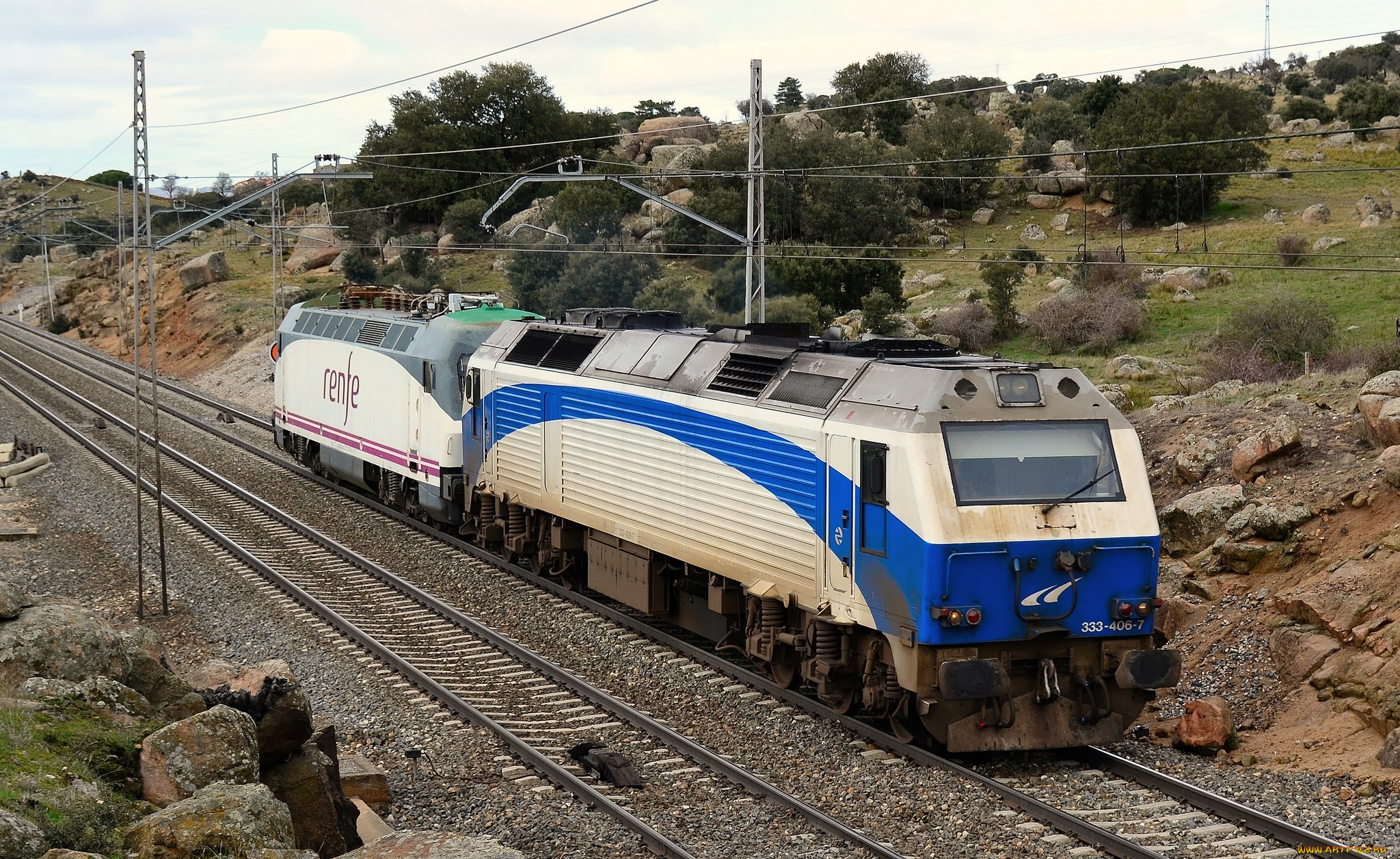 техника, локомотивы, локомотив, рельсы