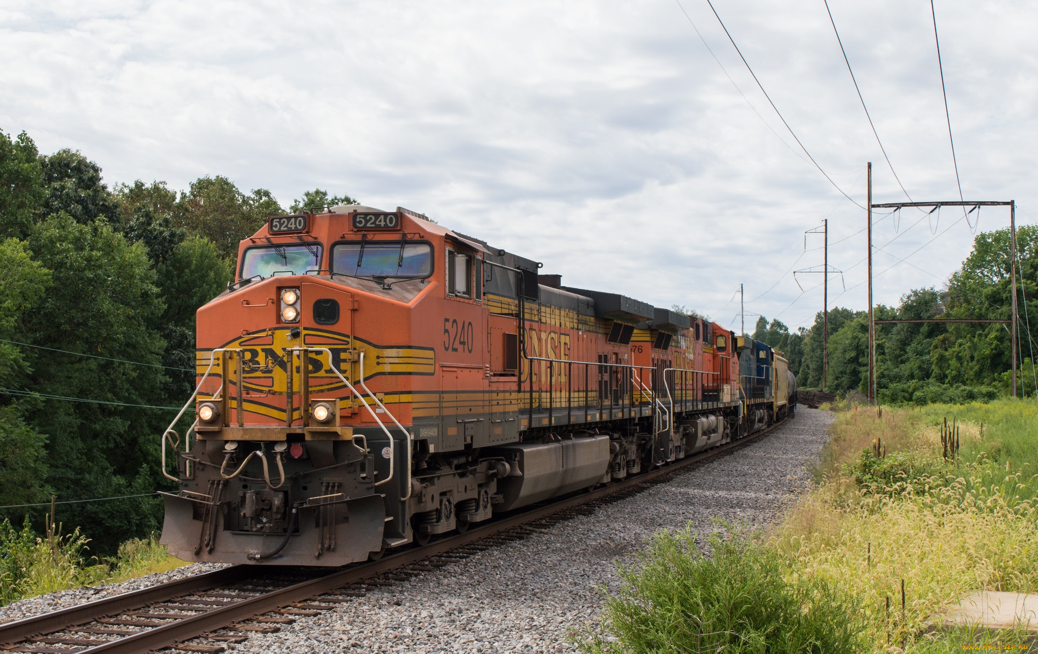 техника, поезда, локомотив, рельсы, состав