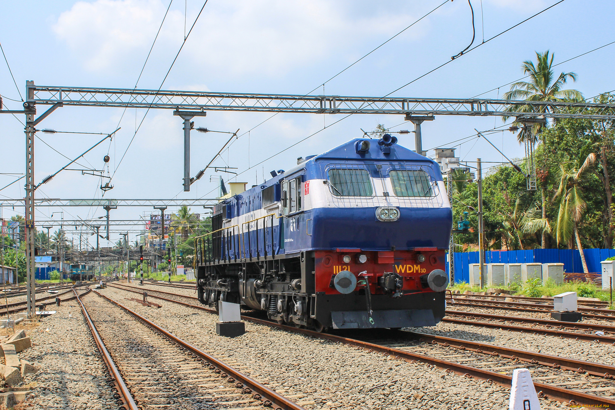 техника, локомотивы, рельсы, локомотив