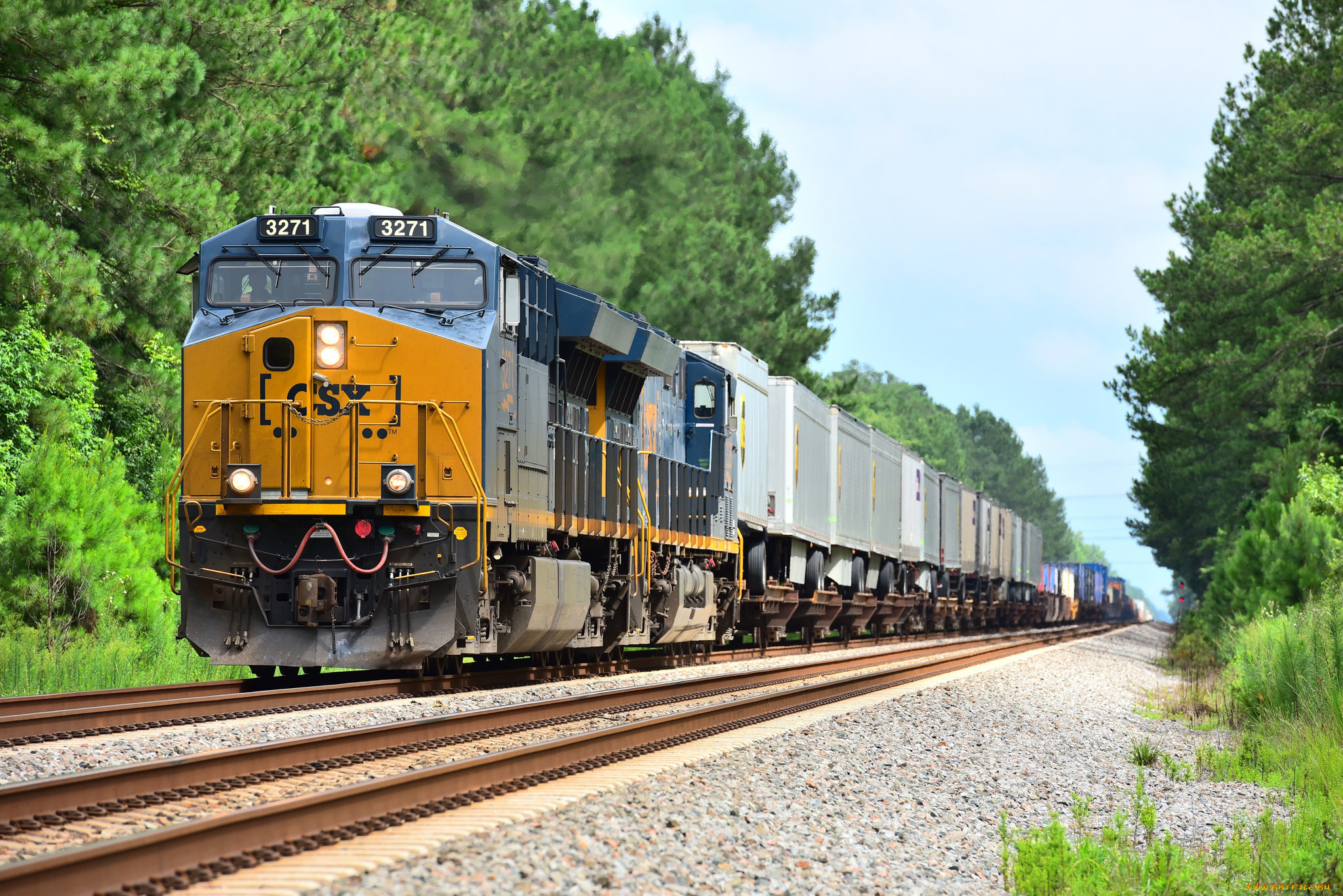 техника, поезда, локомотив, рельсы, состав