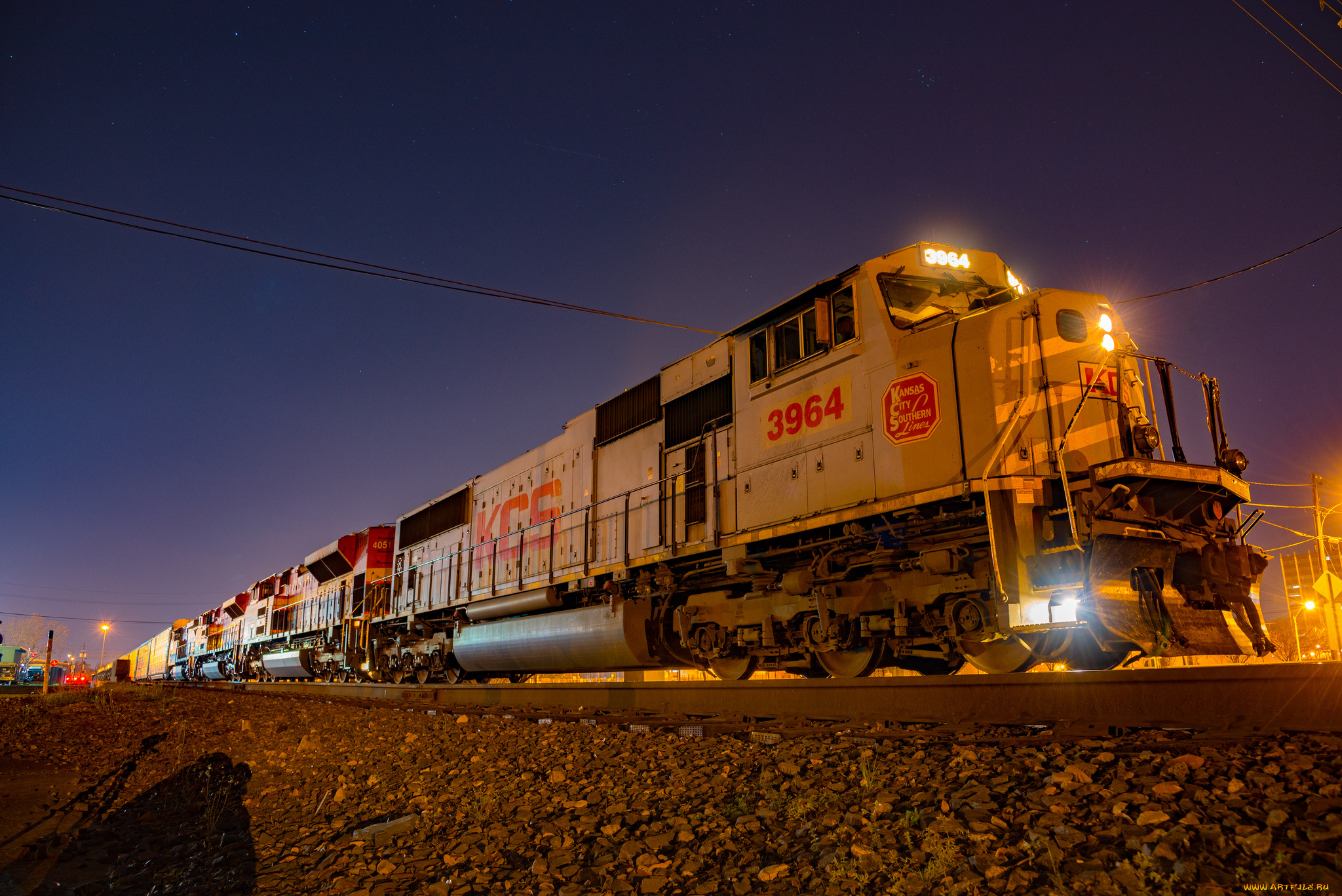 техника, поезда, локомотив, состав, рельсы