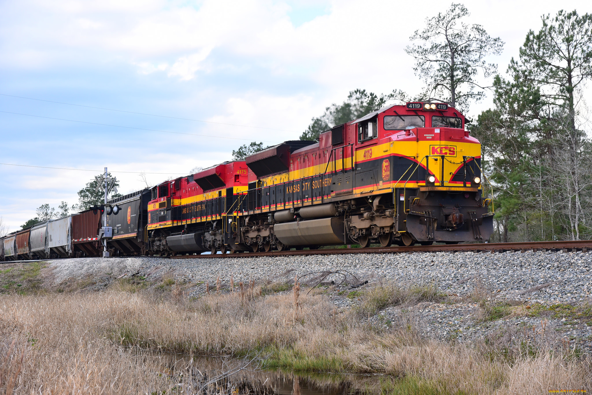 техника, поезда, состав, рельсы, локомотив