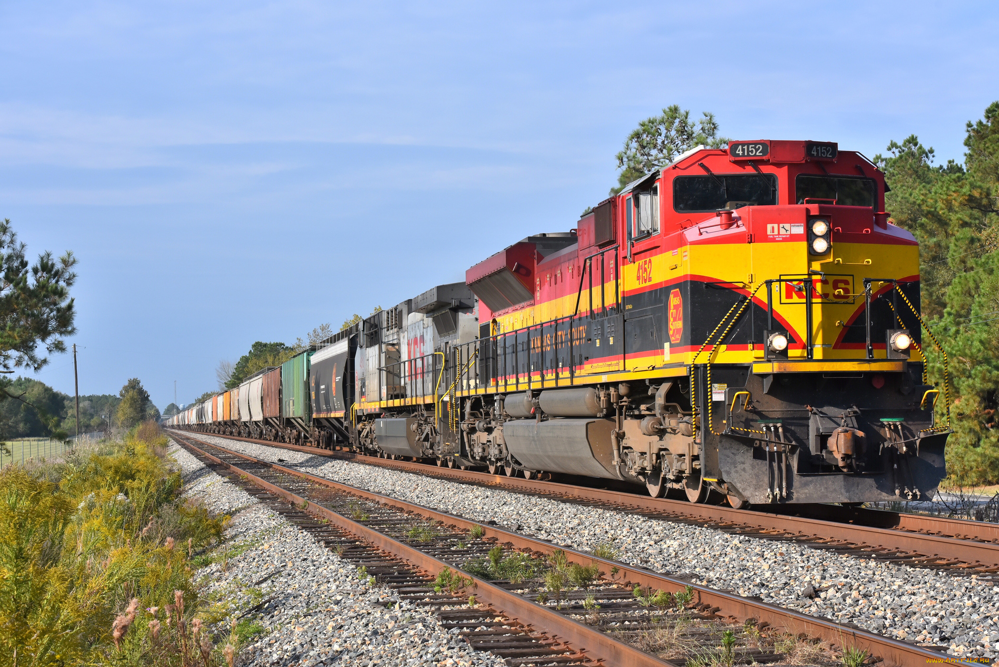 техника, поезда, состав, рельсы, локомотив