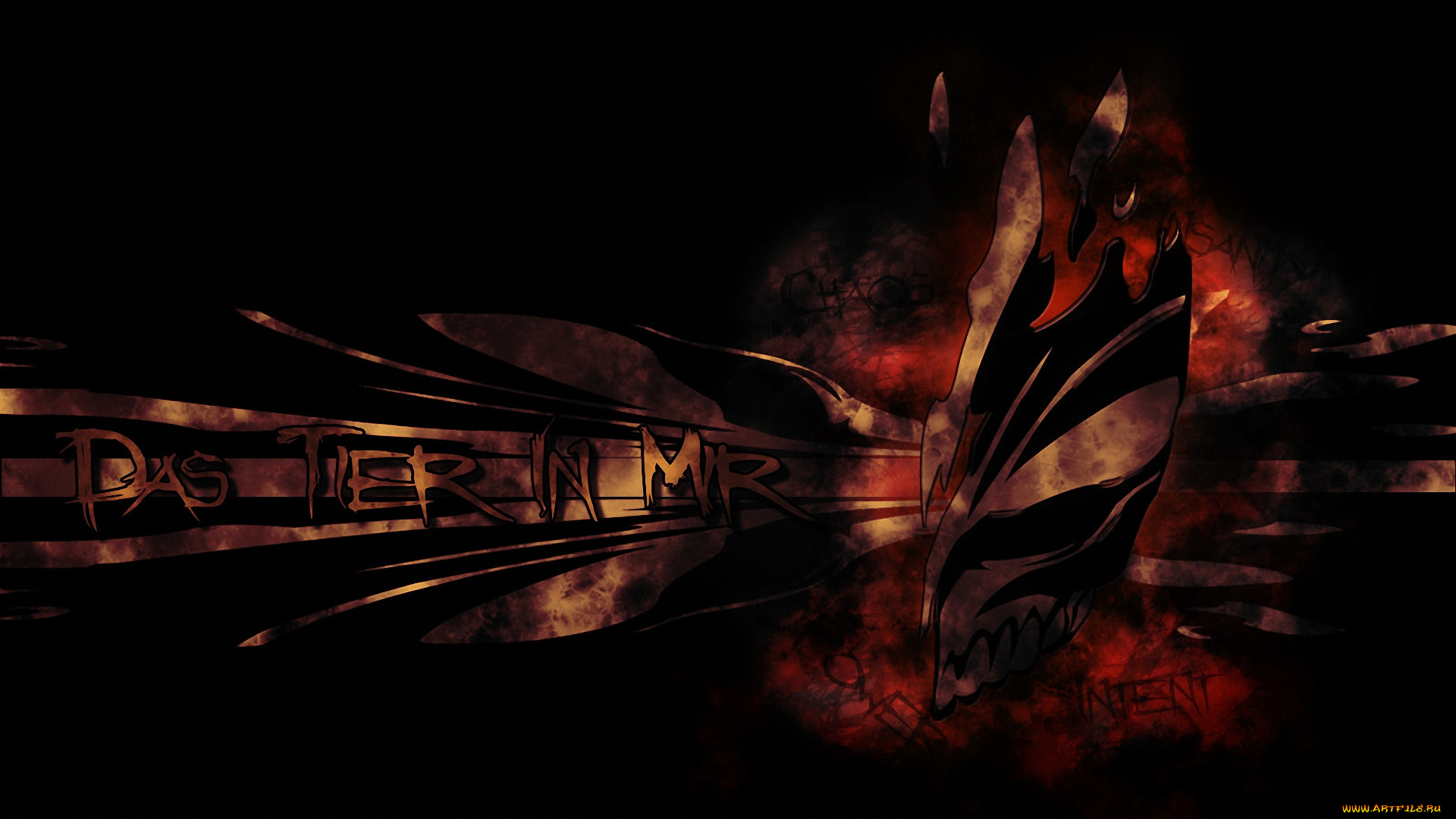 аниме, bleach, пустой, hollow, маска