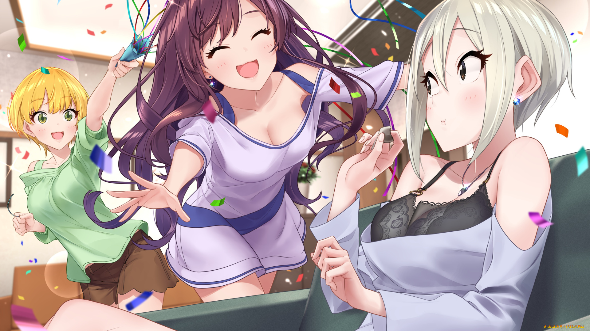 аниме, idolm@ster, девушки