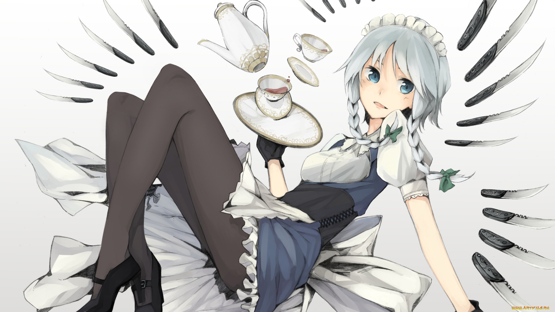 аниме, touhou, девушка