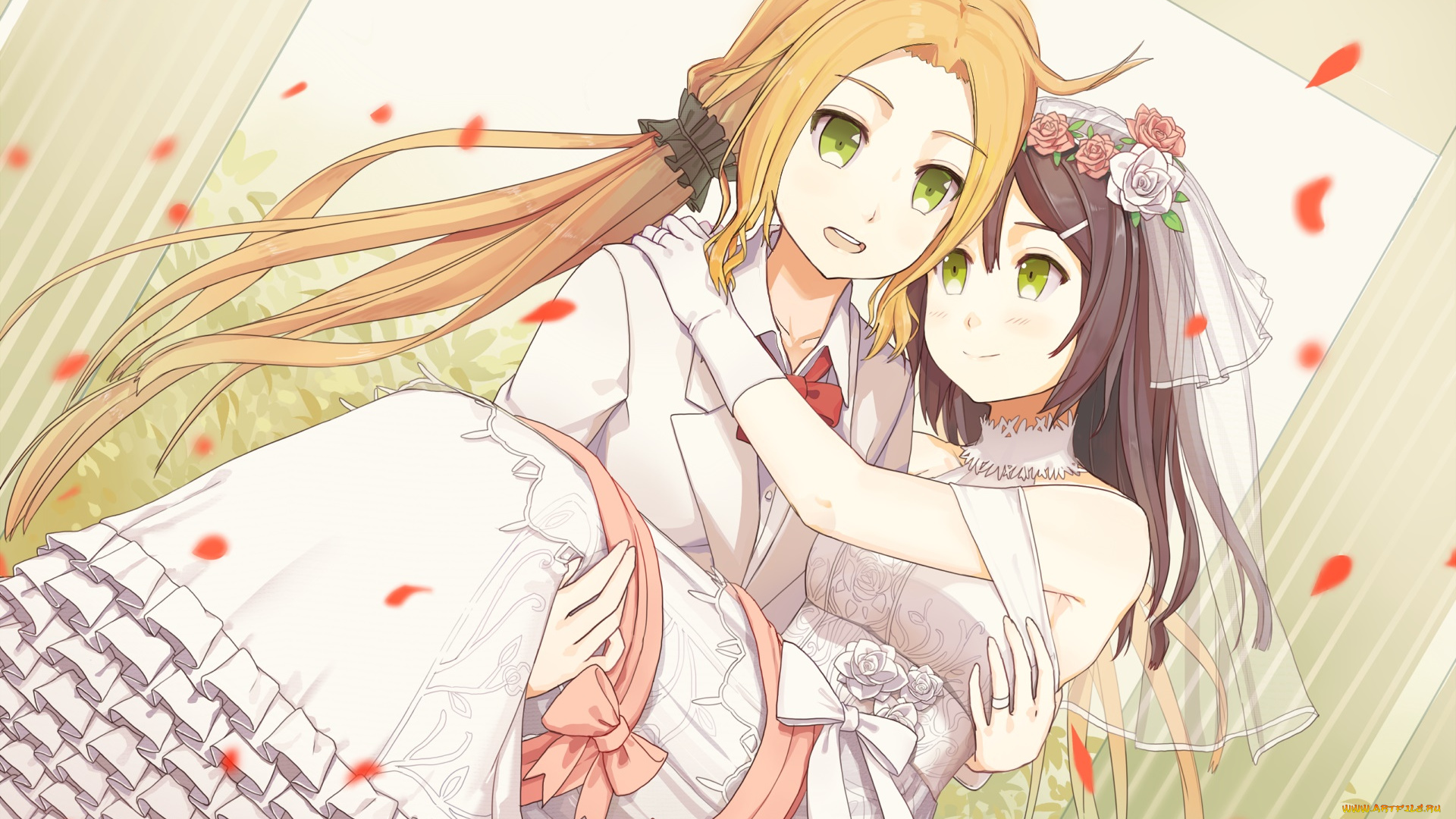 аниме, unknown, , другое, , девушка, фон, взгляд