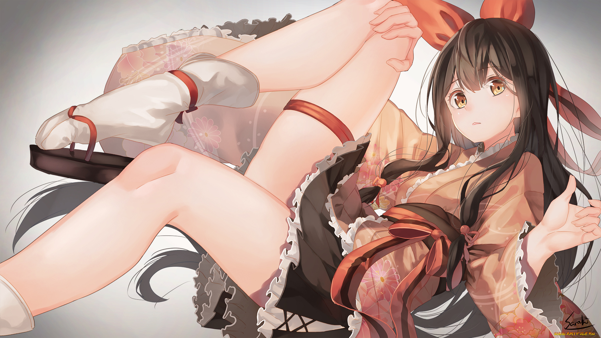 аниме, unknown, , другое, , девушка, взгляд, фон