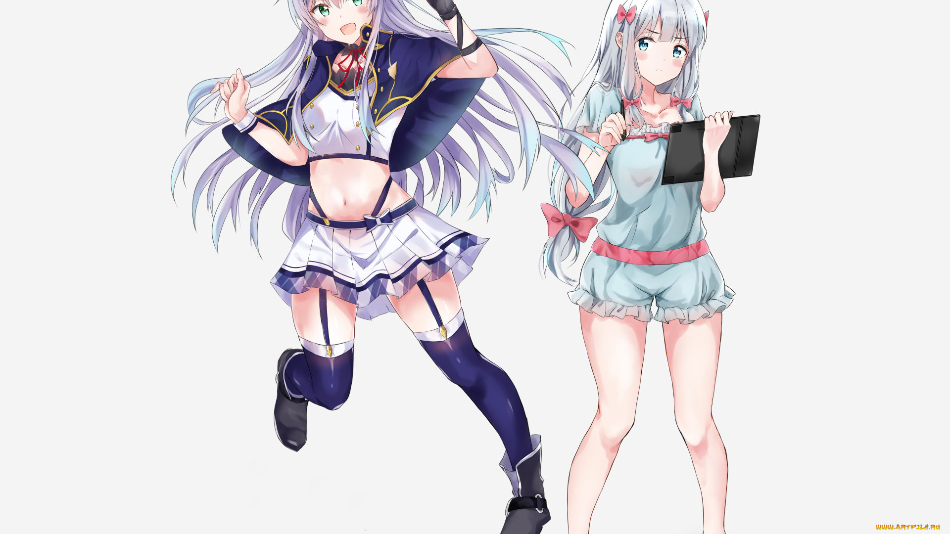 аниме, животные, , существа, фон, взгляд, девушки