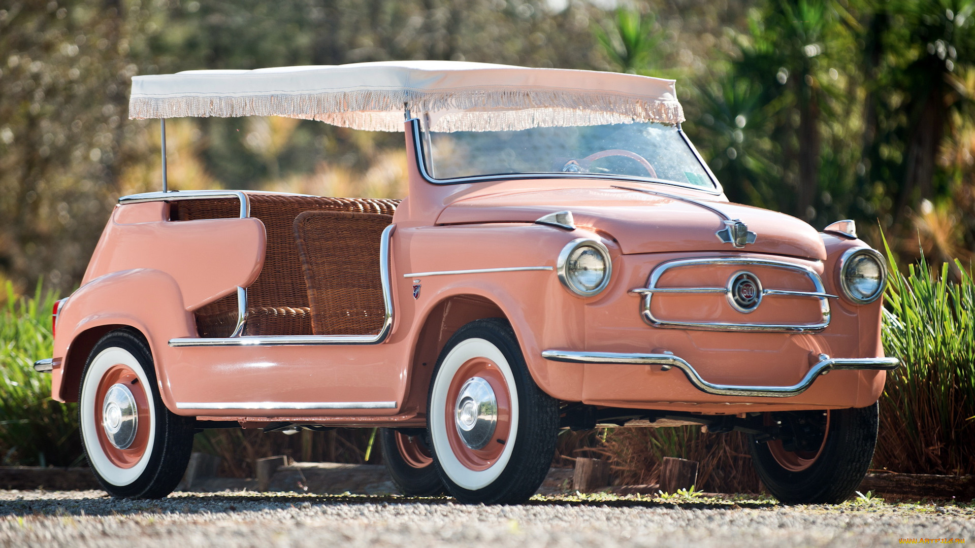 fiat, 500, jolly, 1960, автомобили, fiat, розовый, 1960, jolly, 500