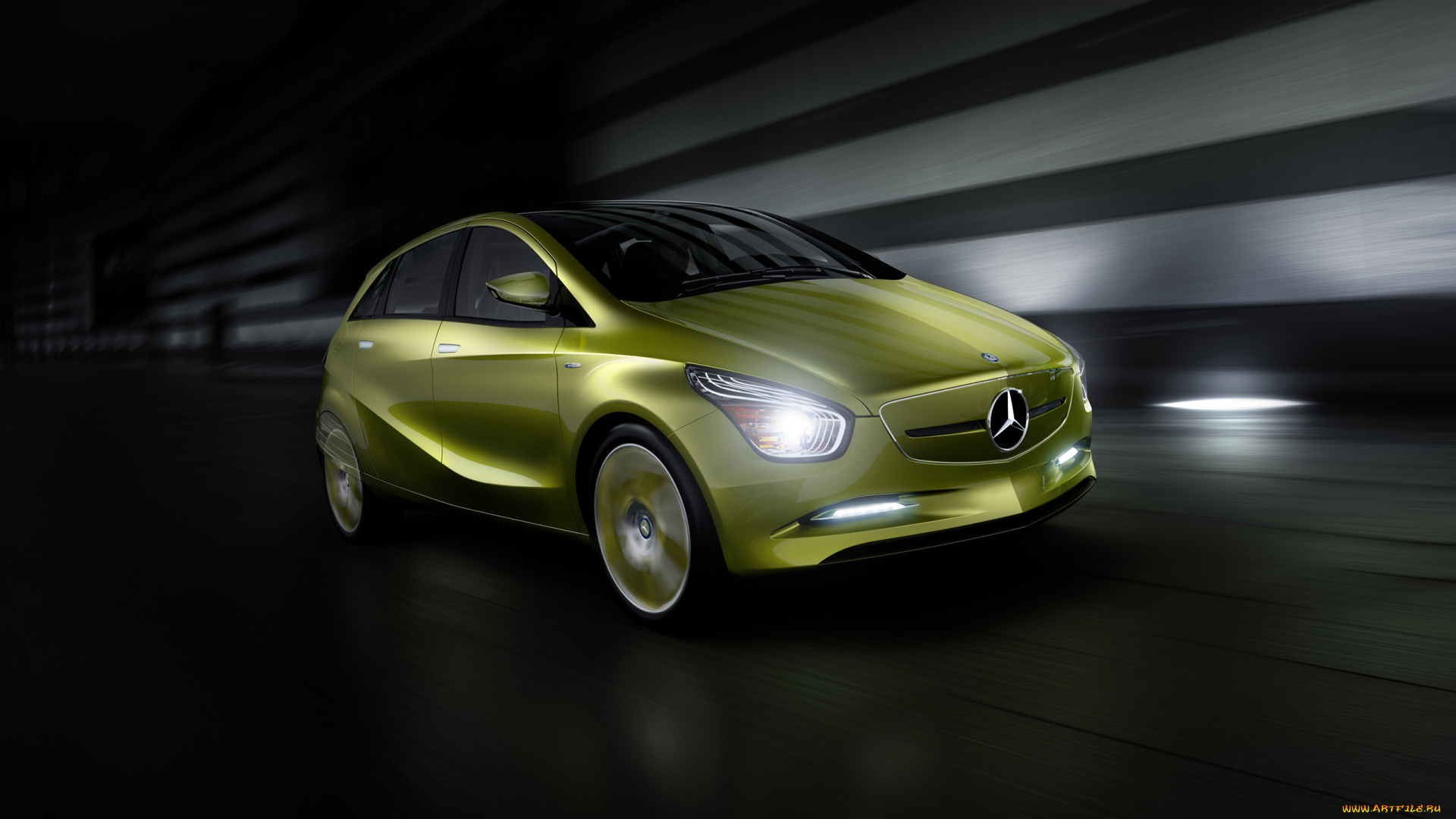 mercedes-benz, blue, zero, , e-cell, plus, concept, 2009, автомобили, mercedes-benz, 2009, zero, e-cell, plus, concept, blue
