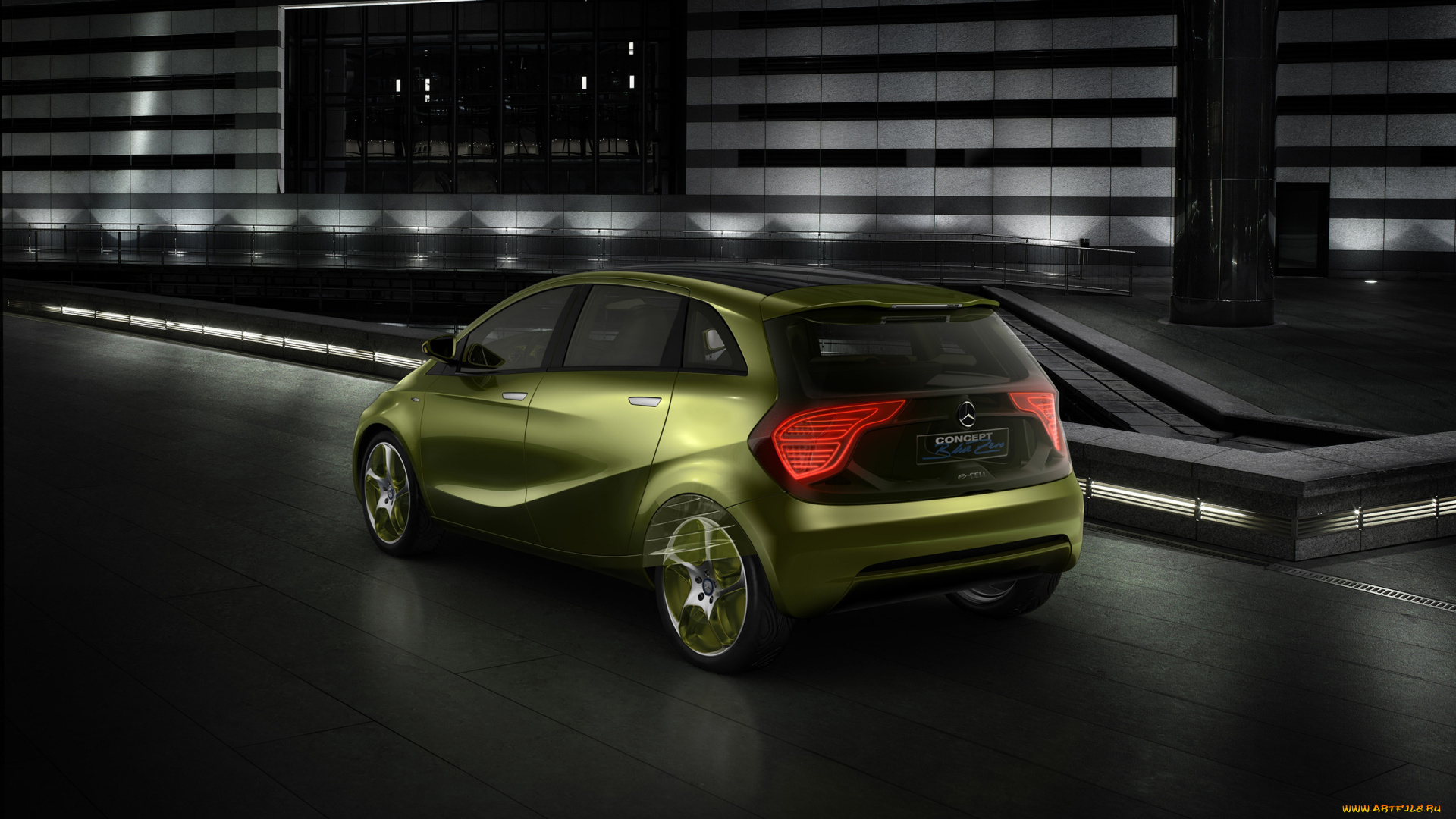 mercedes-benz, blue, zero, , e-cell, plus, concept, 2009, автомобили, mercedes-benz, e-cell, 2009, concept, zero, blue, plus