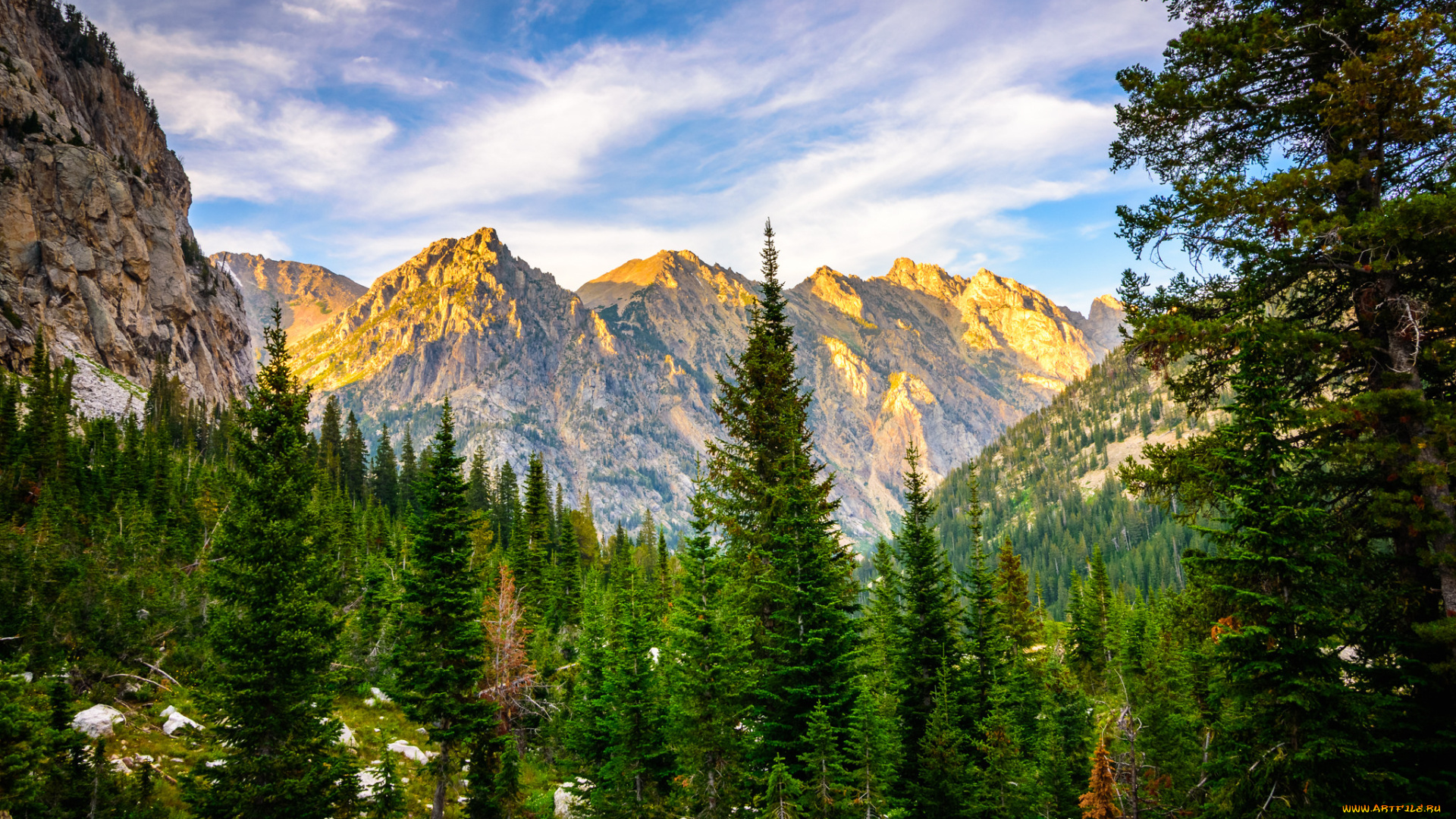 природа, горы, простор