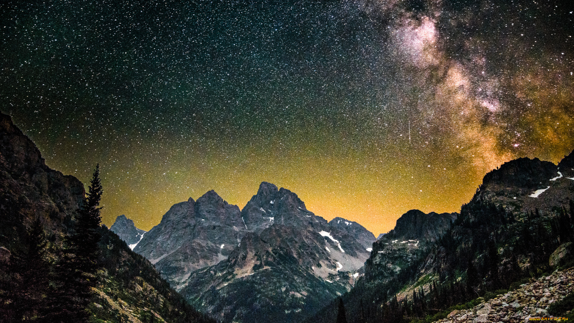 природа, горы, простор