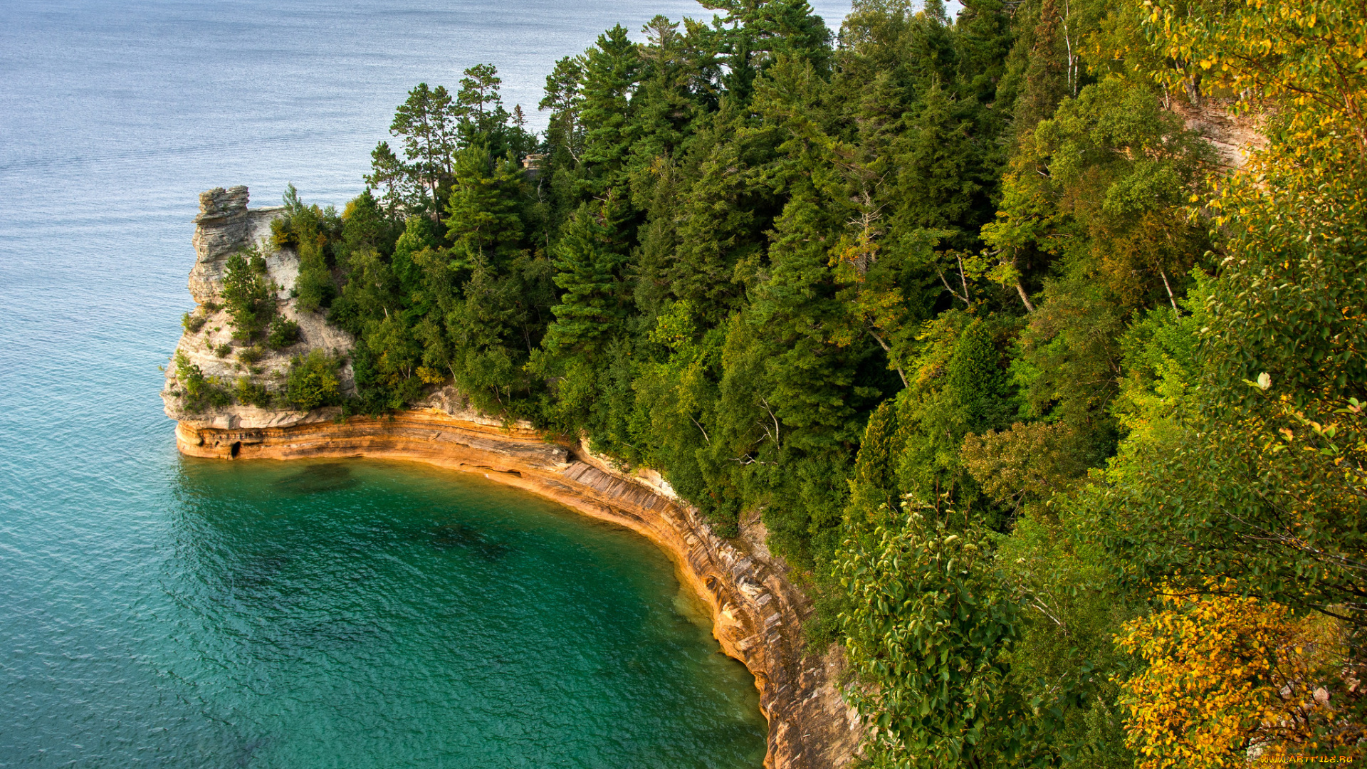 природа, побережье, простор