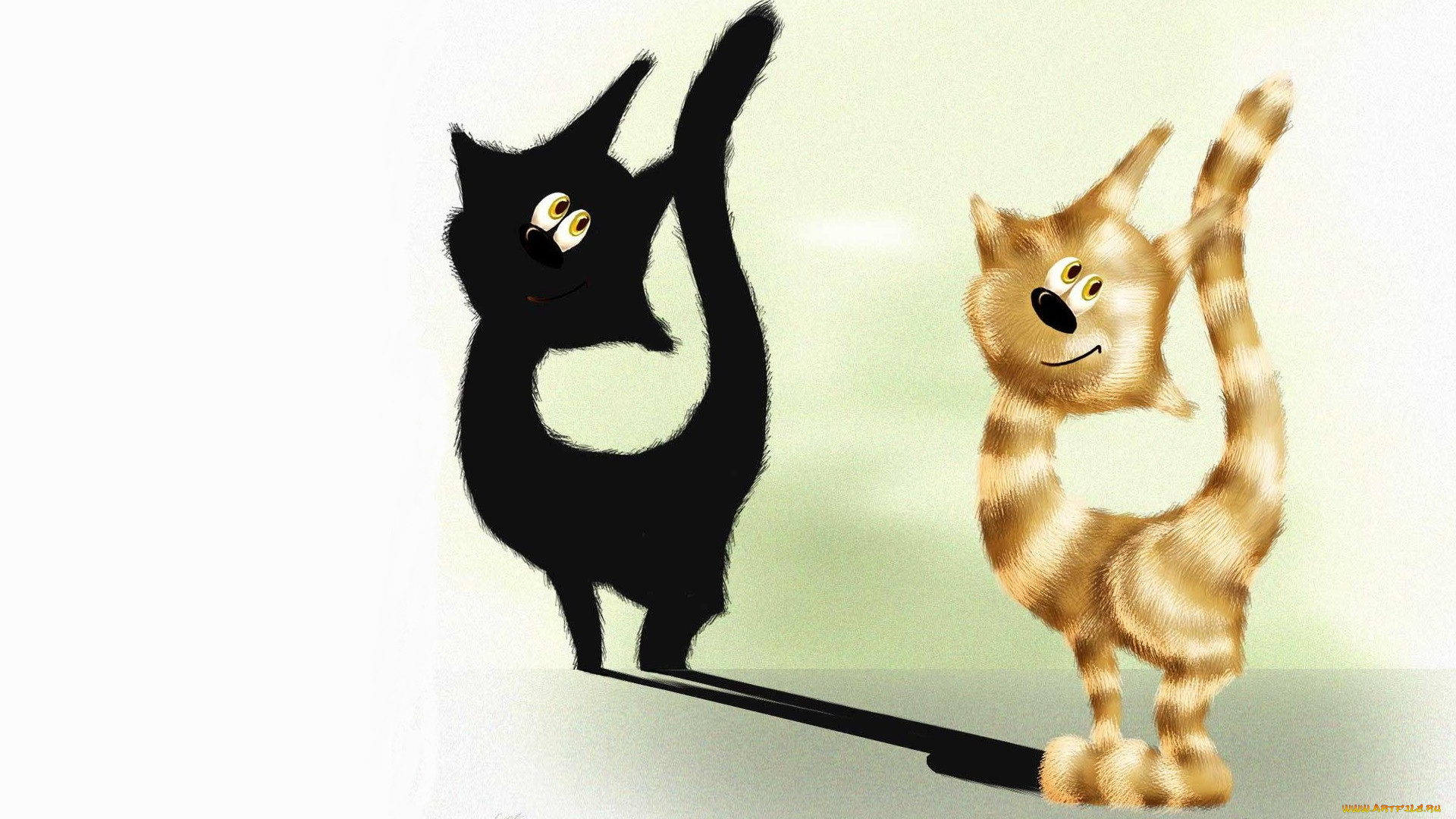 рисованное, животные, , коты, котэ, кот, лапа, когти, взгляд