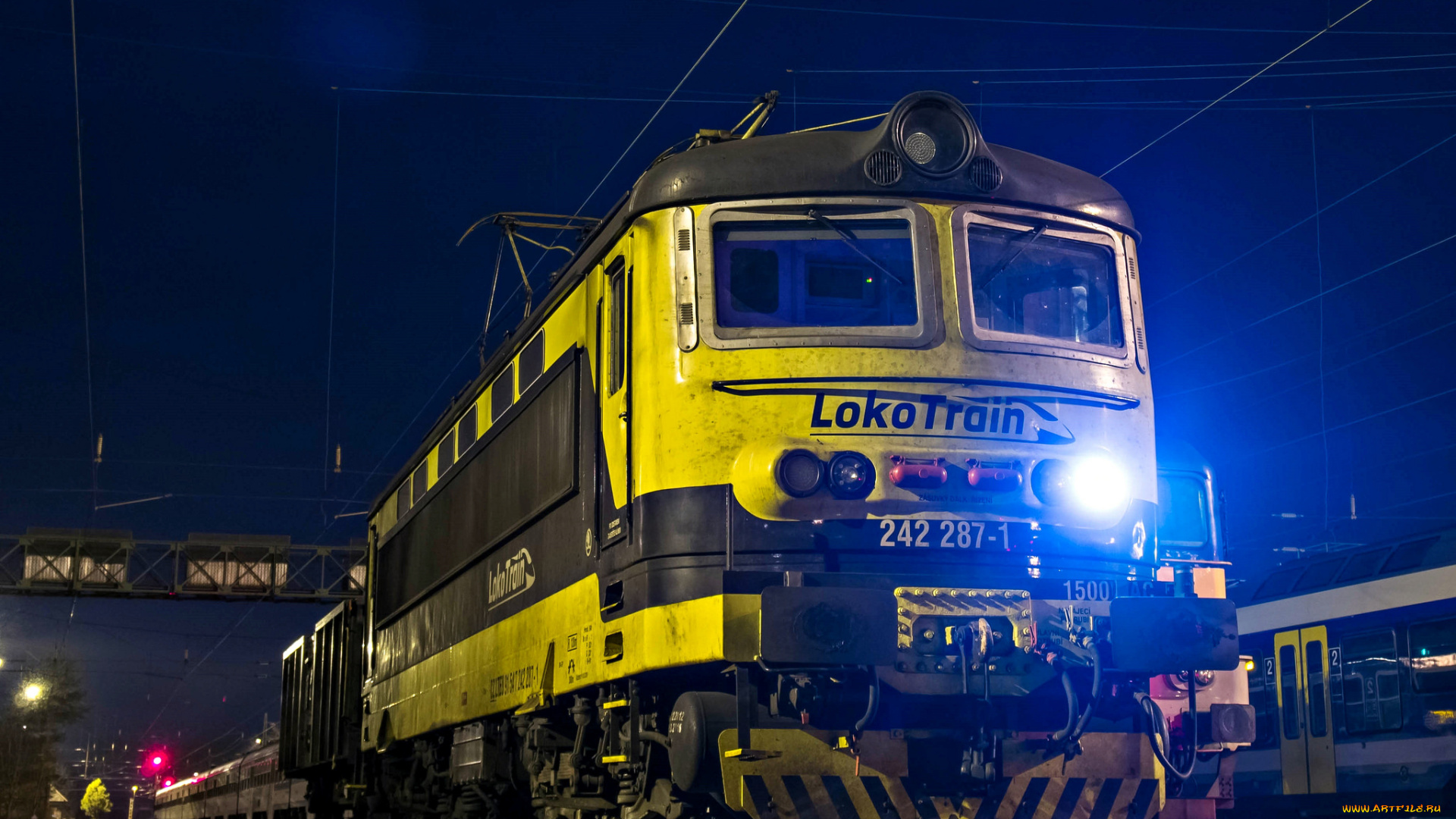 техника, электровозы, локомотив, состав