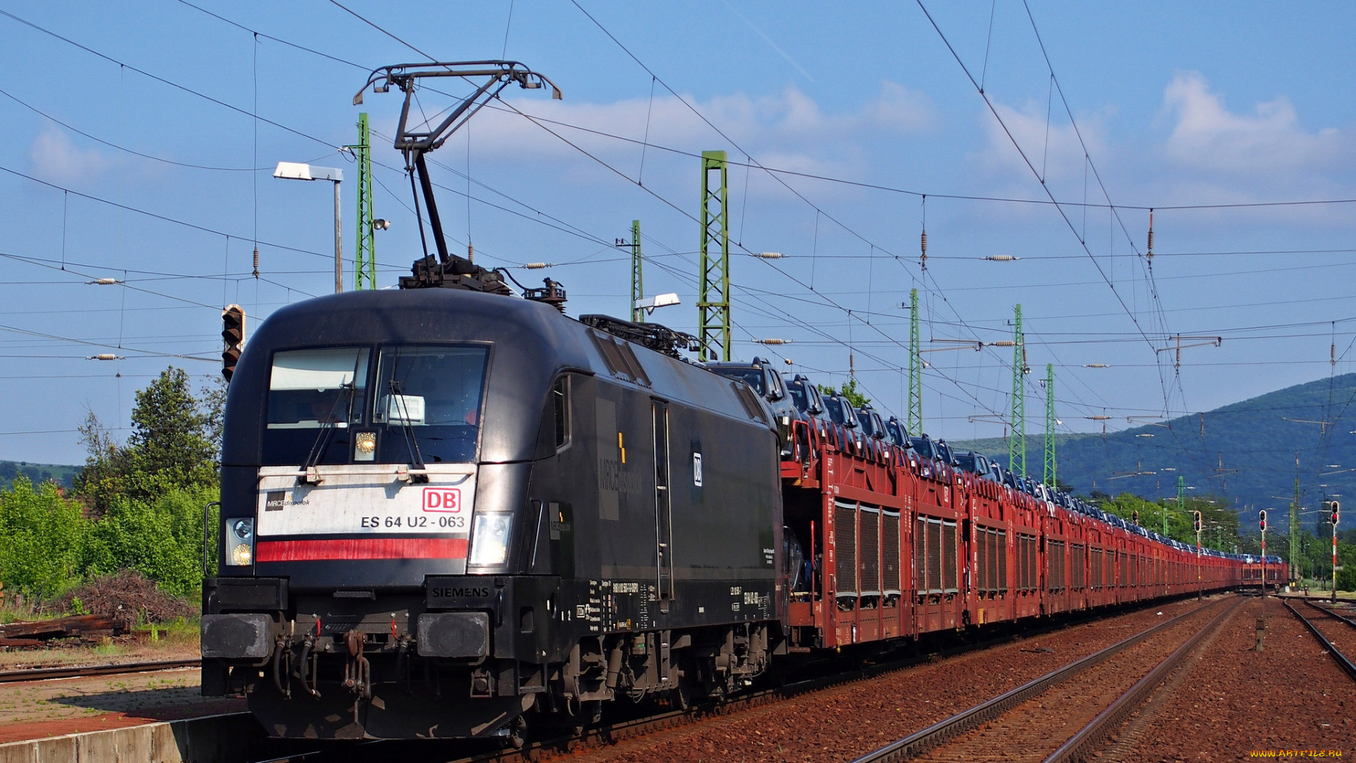 техника, электровозы, состав, локомотив