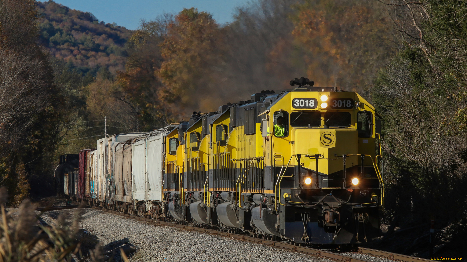 техника, поезда, состав, локомотив