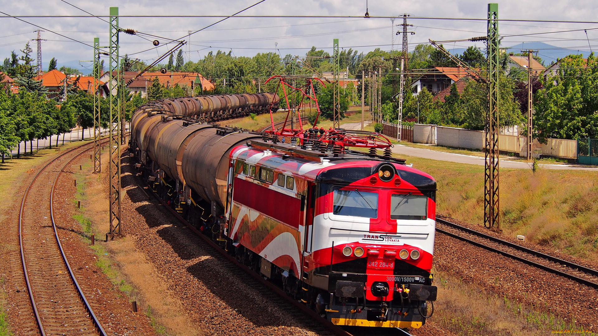 техника, поезда, состав, локомотив