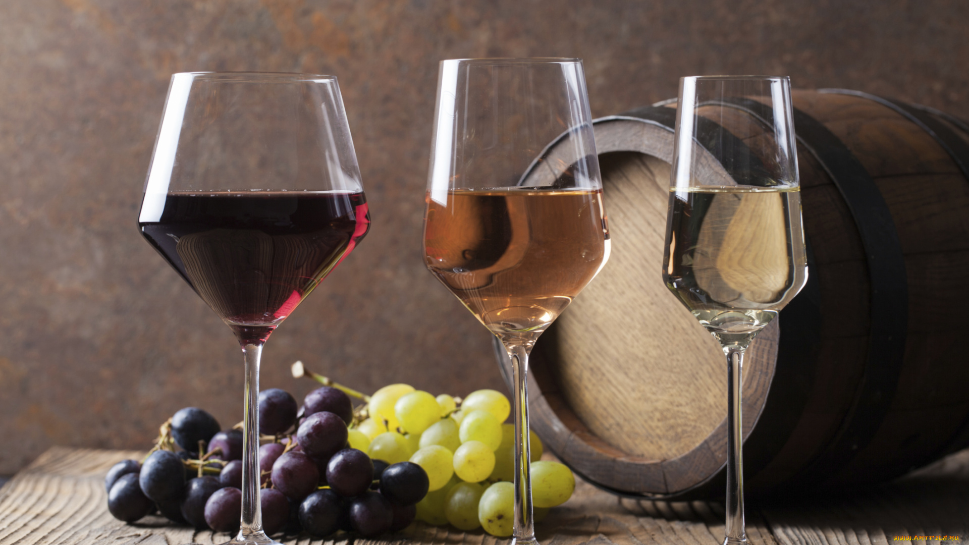 вино, еда, напитки, , вино, бокалы, бочка, виноград
