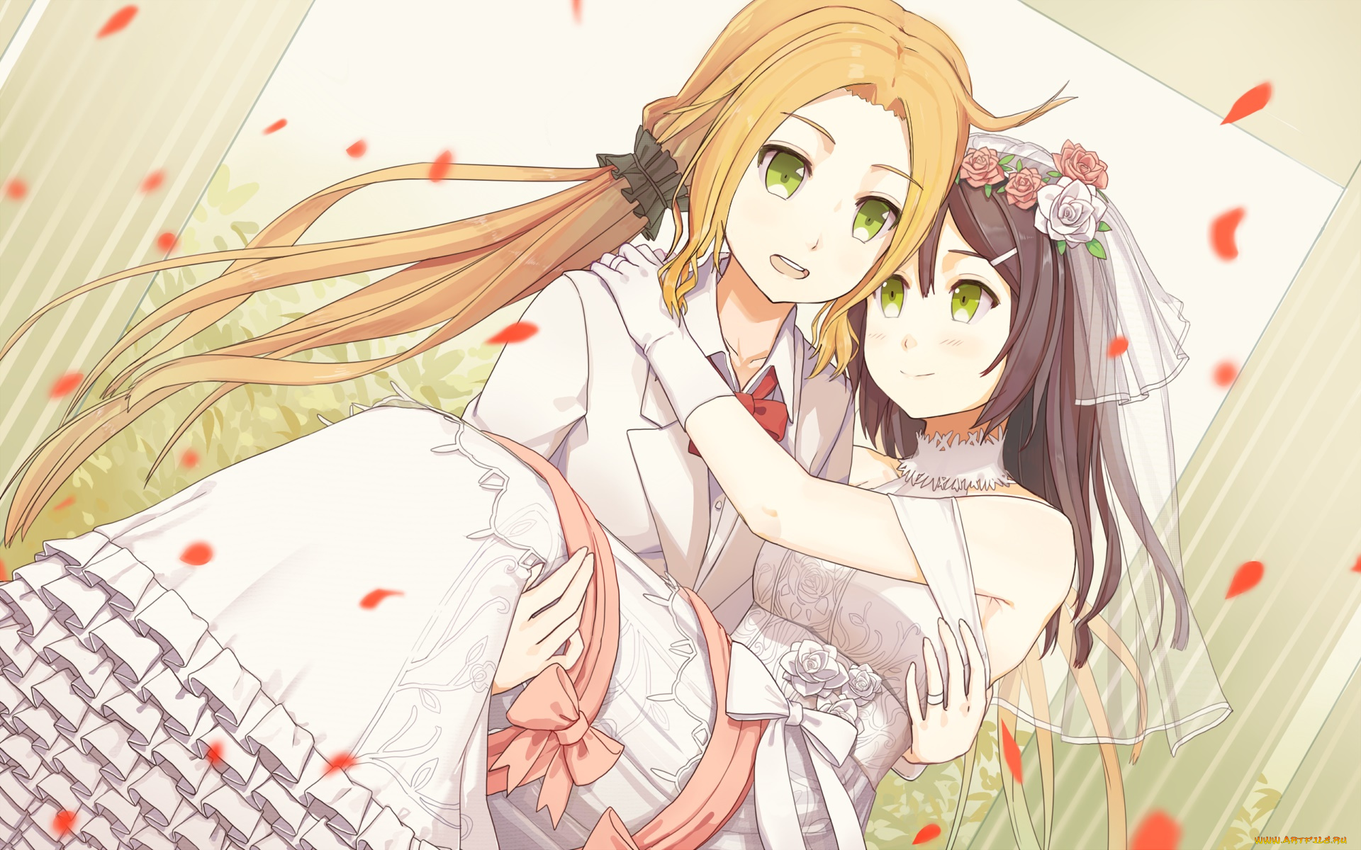 аниме, unknown, , другое, , девушка, фон, взгляд