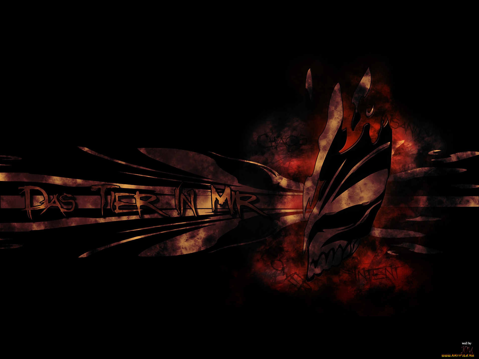 аниме, bleach, пустой, hollow, маска