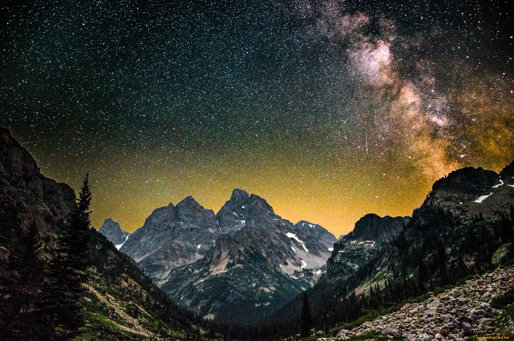 природа, горы, простор