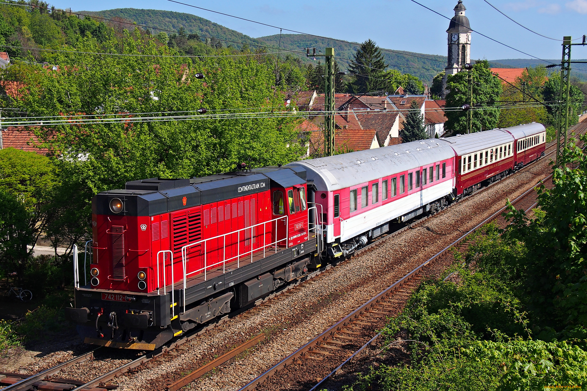 техника, поезда, состав, локомотив