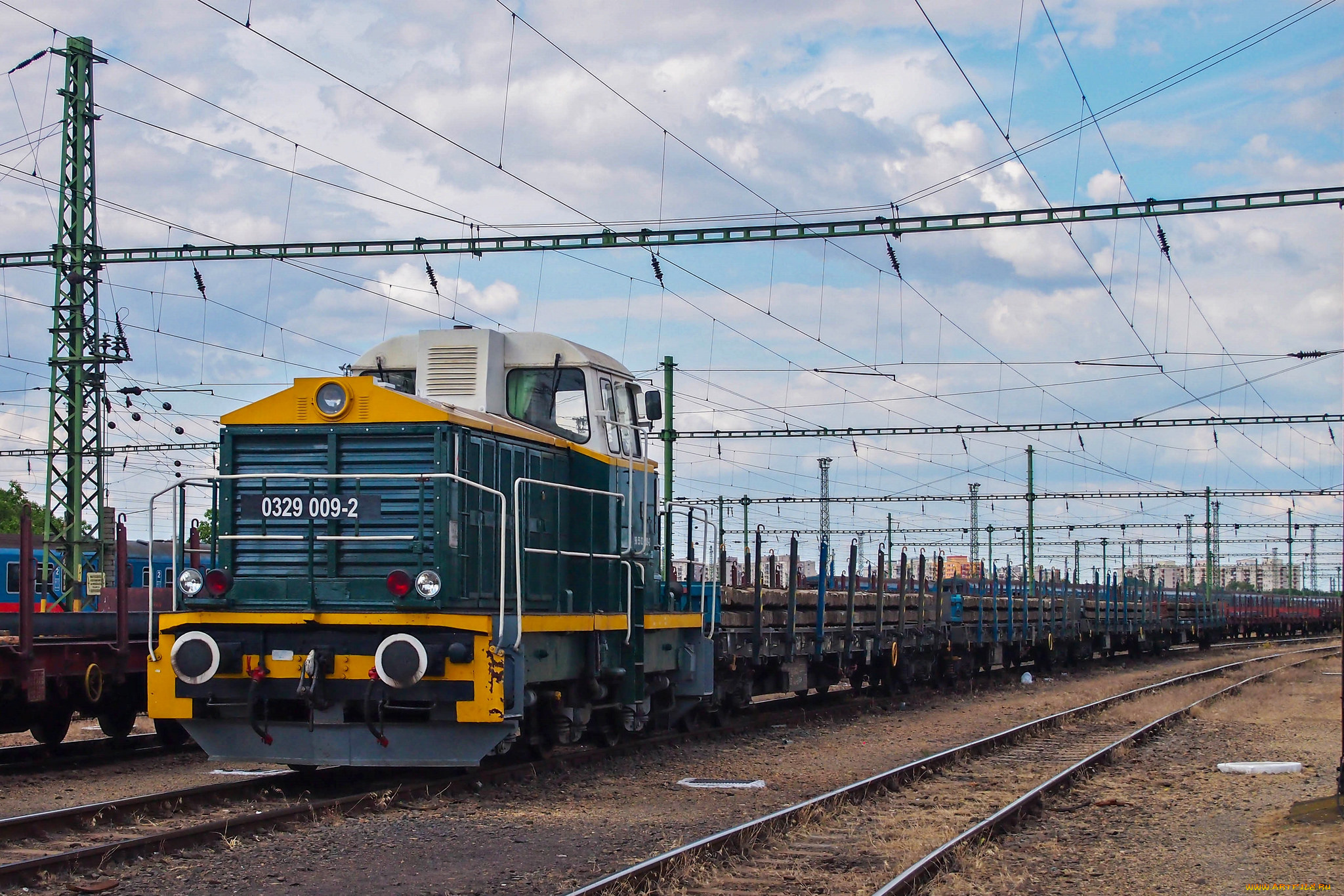 техника, поезда, состав, локомотив