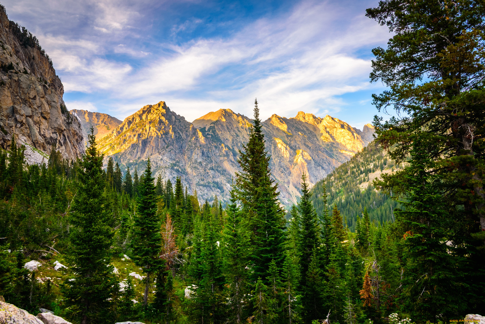 природа, горы, простор