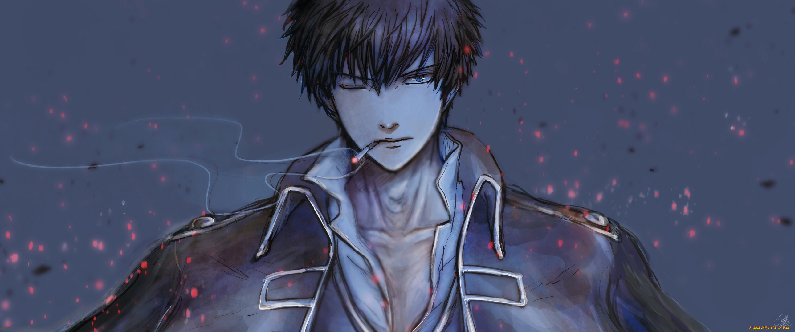 аниме, gintama, hijikata, toushirou