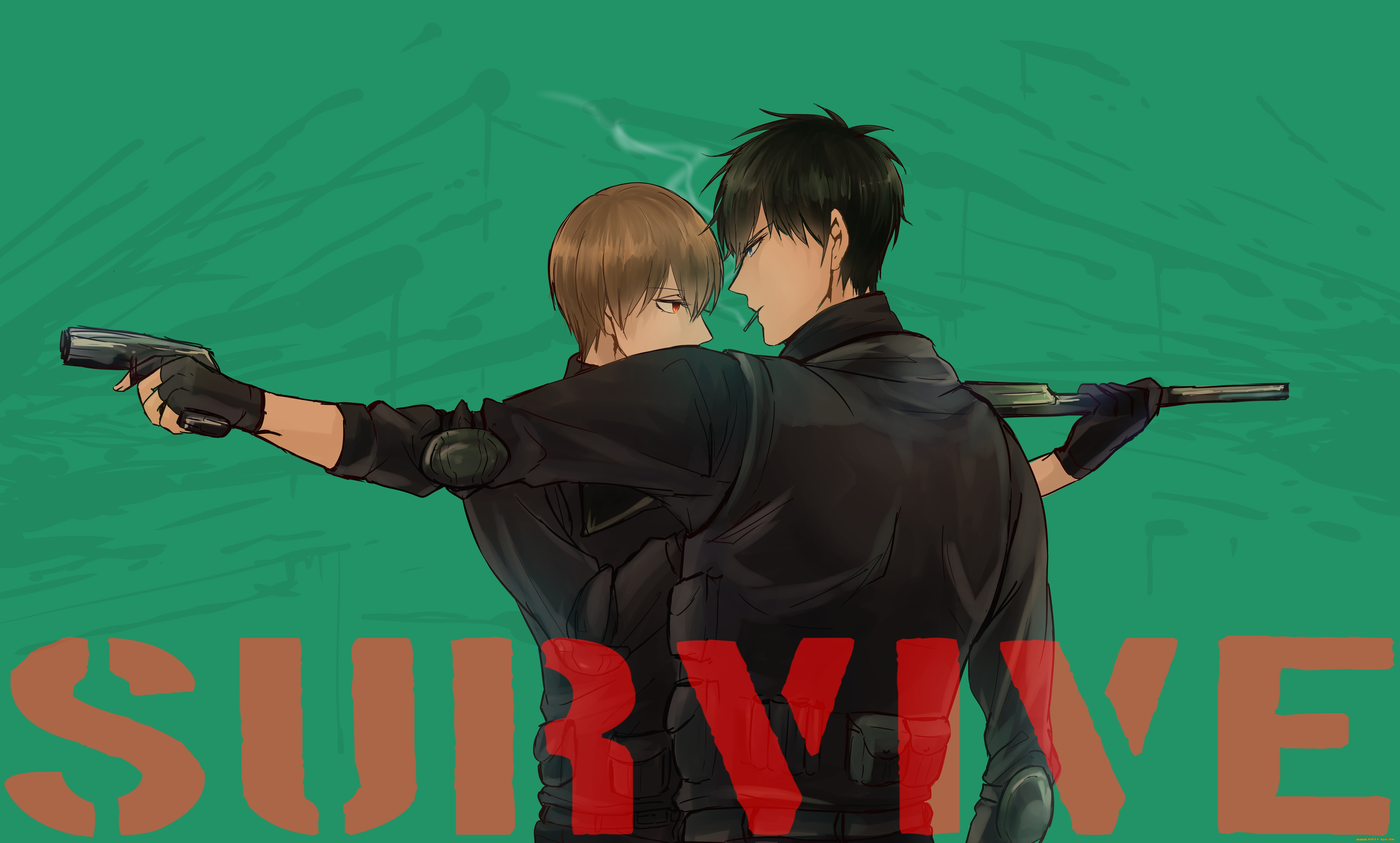 аниме, gintama, парни