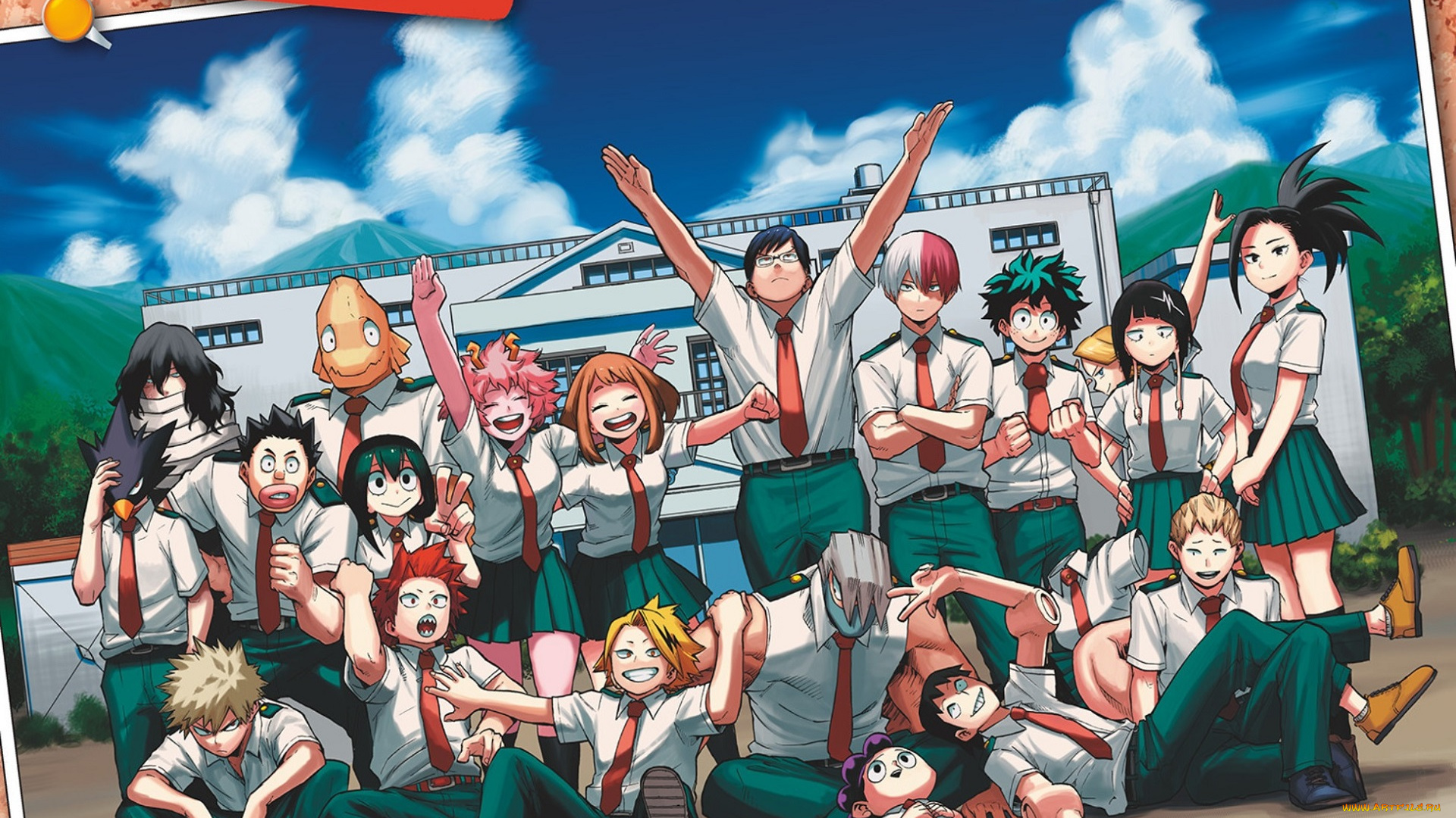 аниме, boku, no, hero, academia, моя, геройская, академия